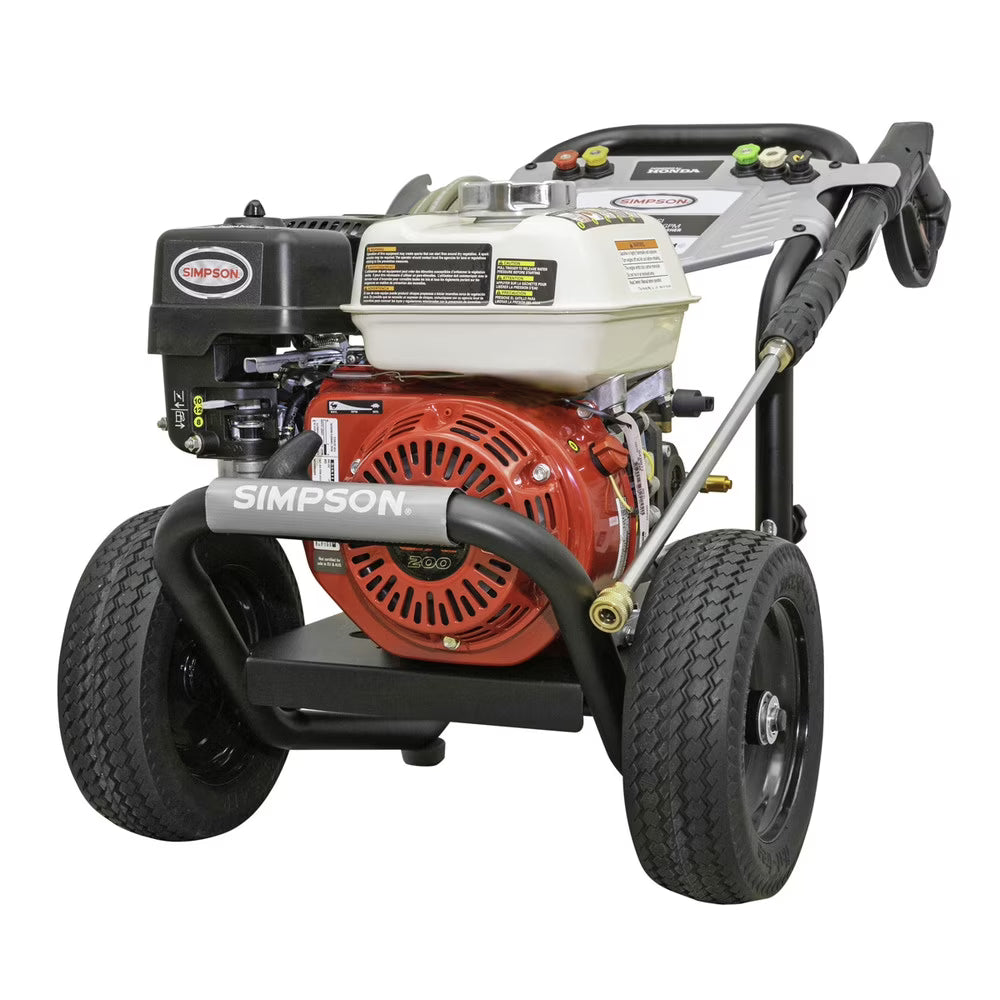 2026 New Simpson 61014 3500 PSI at 2.5 GPM HONDA GX200 with AAA AX300 Axial Cam Pump Cold Water Professional Gas Pressure Washer