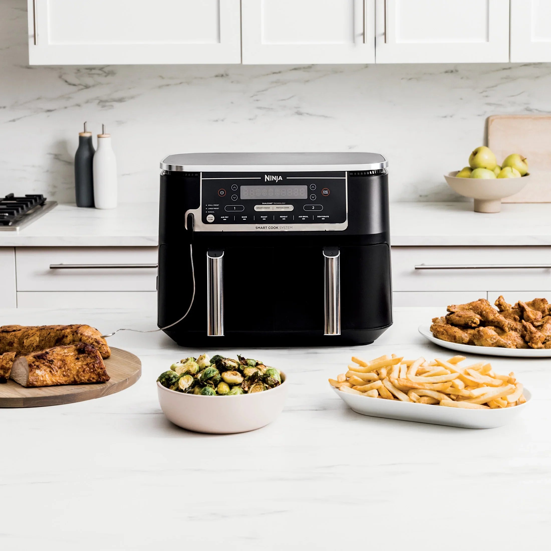 2026 New Ninja. Foodi. 6-in-1 Smart 10-qt. 2-Basket Air Fryer - Image 14