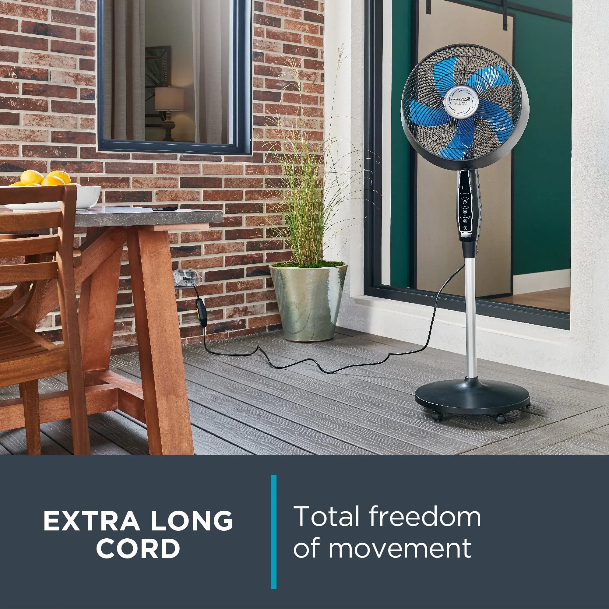 2026 New Rowenta Turbo Silence Standing Floor Fan with Remote, 53 Inch, Portable, 5 Speeds, VU5670 - Image 24