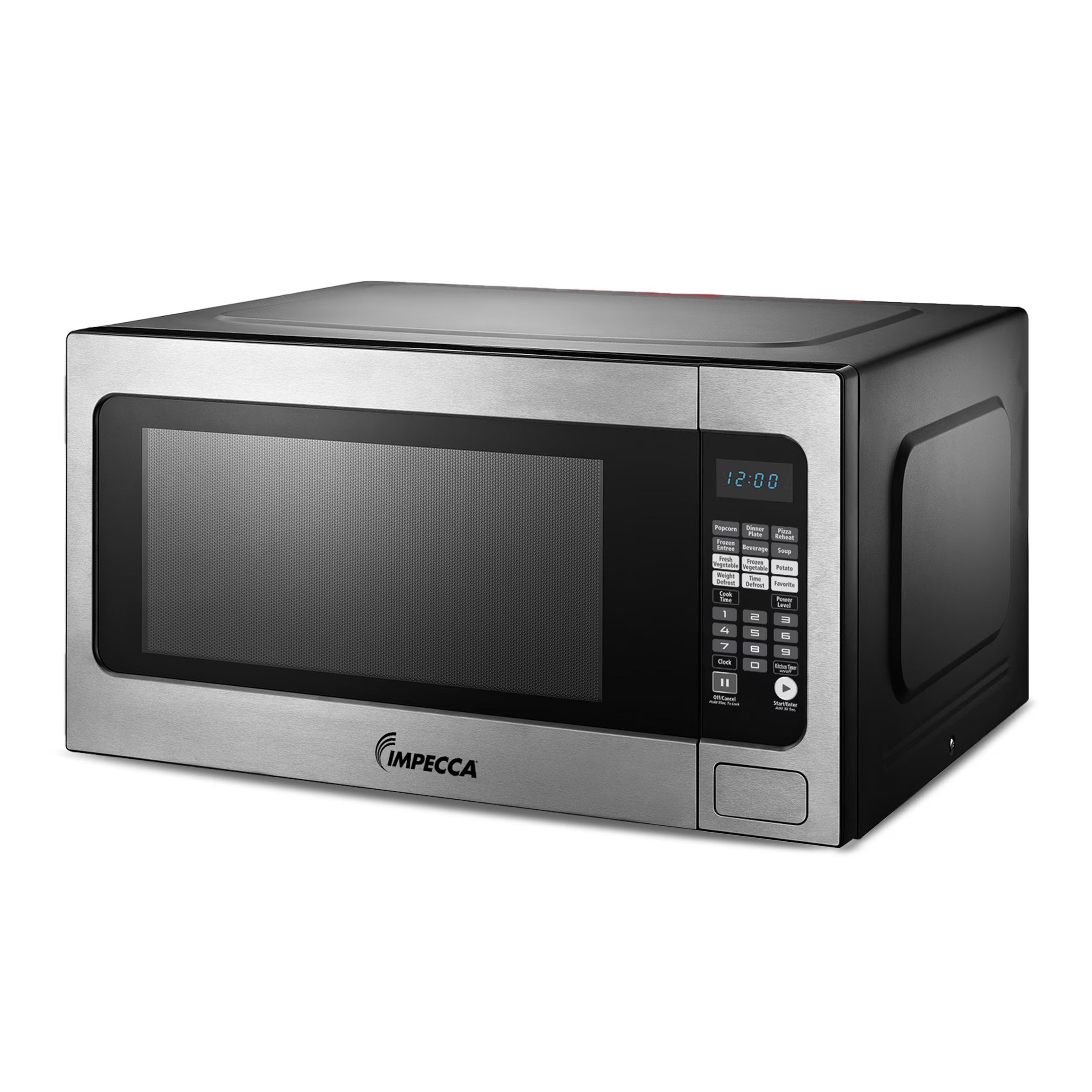 2026 New Impecca 2.2 Cubic Foot Microwave, Stainless Steel, 1200 Watts