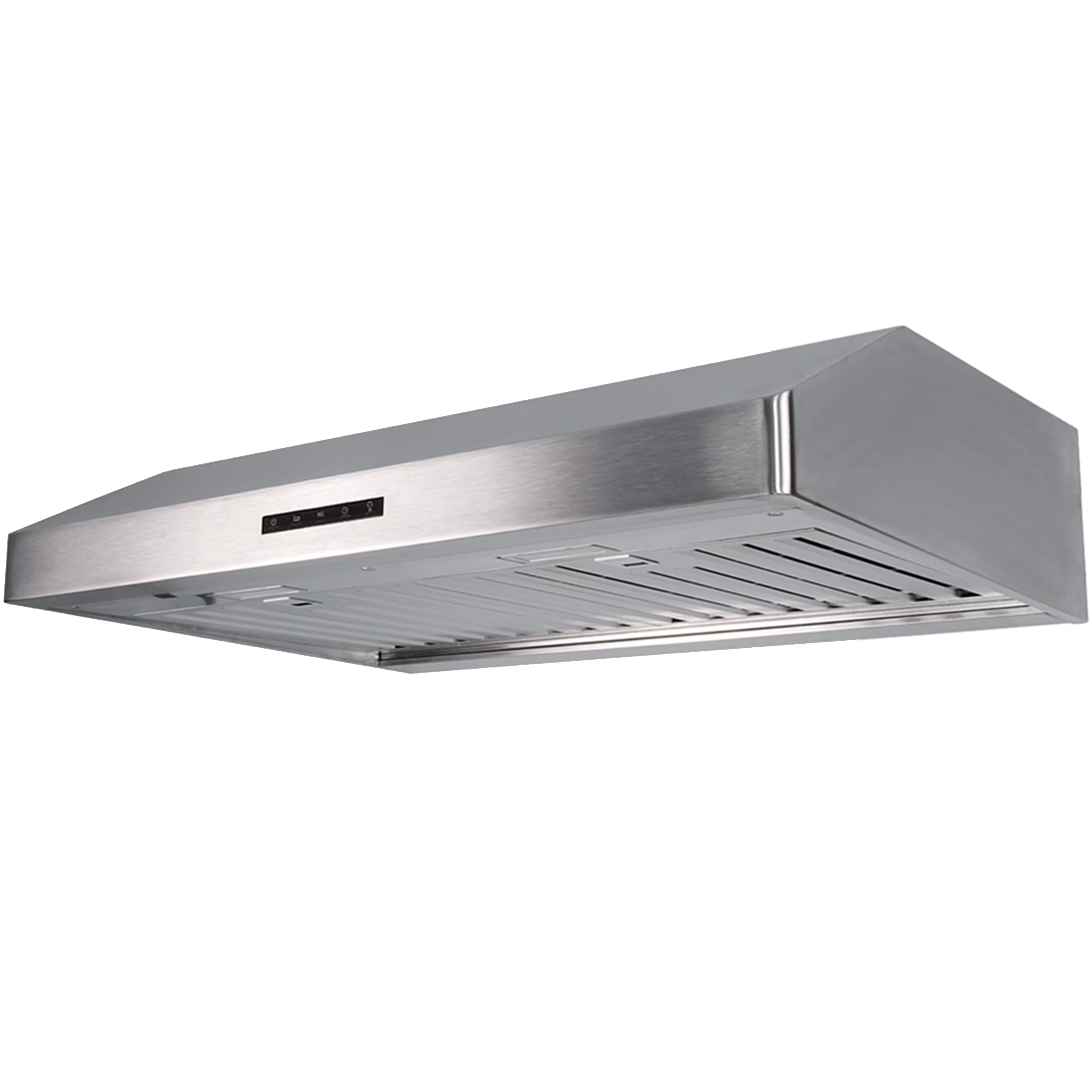 2026 New Pacific Economy Pro Under Cabinet Ducted Range Hood 30 inch - 850 CFM 3-Speed Powerful Kitchen Vent Hood - Electric Stainless Steel - Ultra Quiet, Glass Touch Control, 6W LED Lights PR6830AS