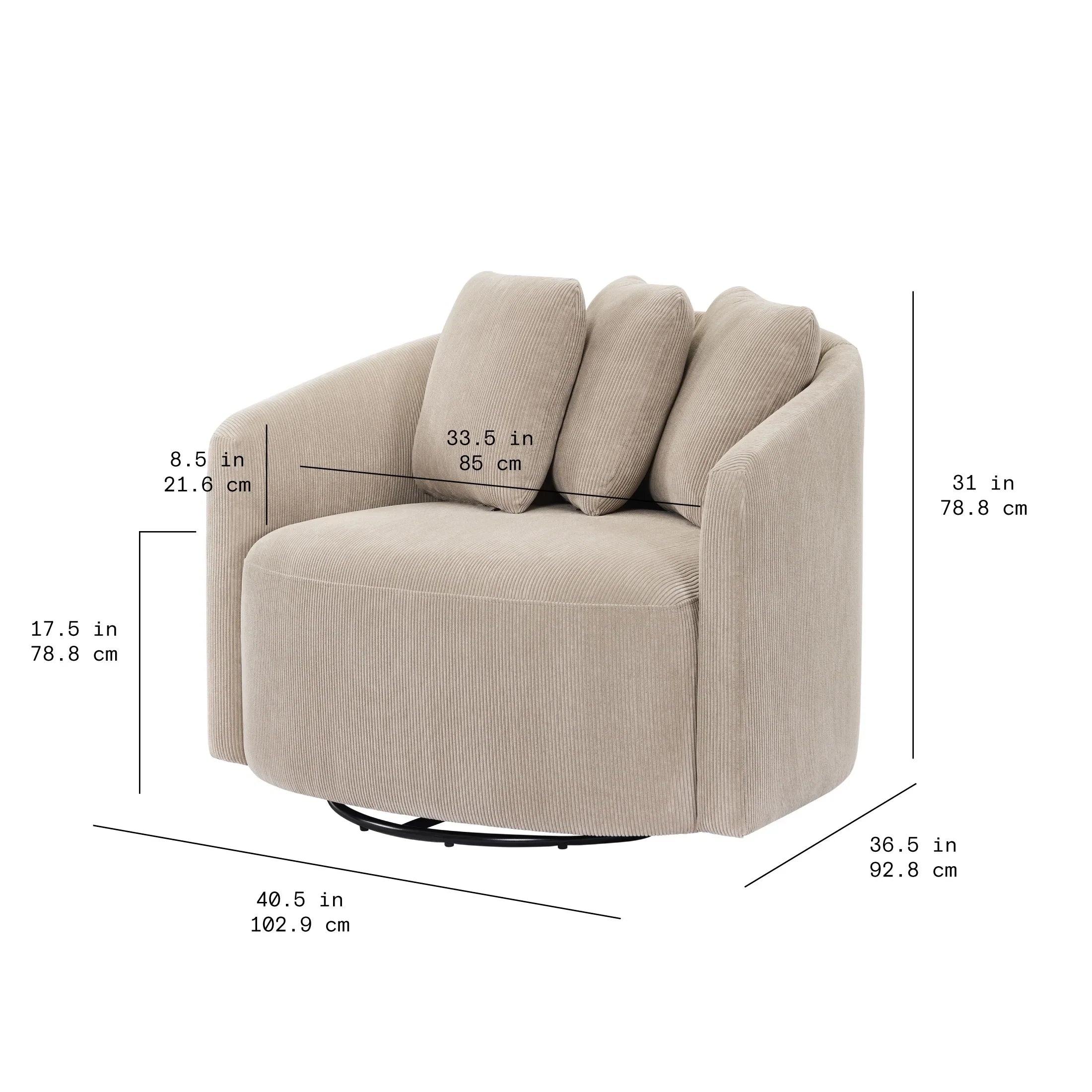 2026 New Beautiful Drew Accent Chair by Drew Barrymore, Cream Boucle - Image 52