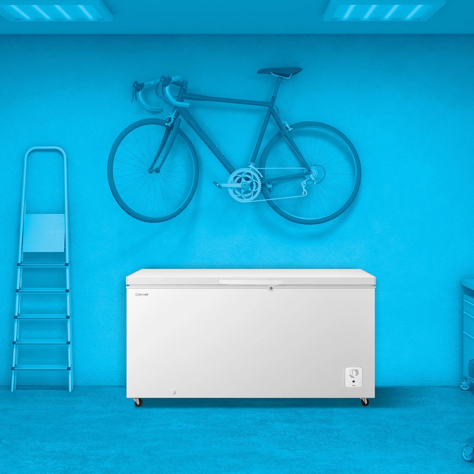 2026 New Element 17.7 cu. ft. Chest Freezer - White (ECF18MDCW) - Image 4