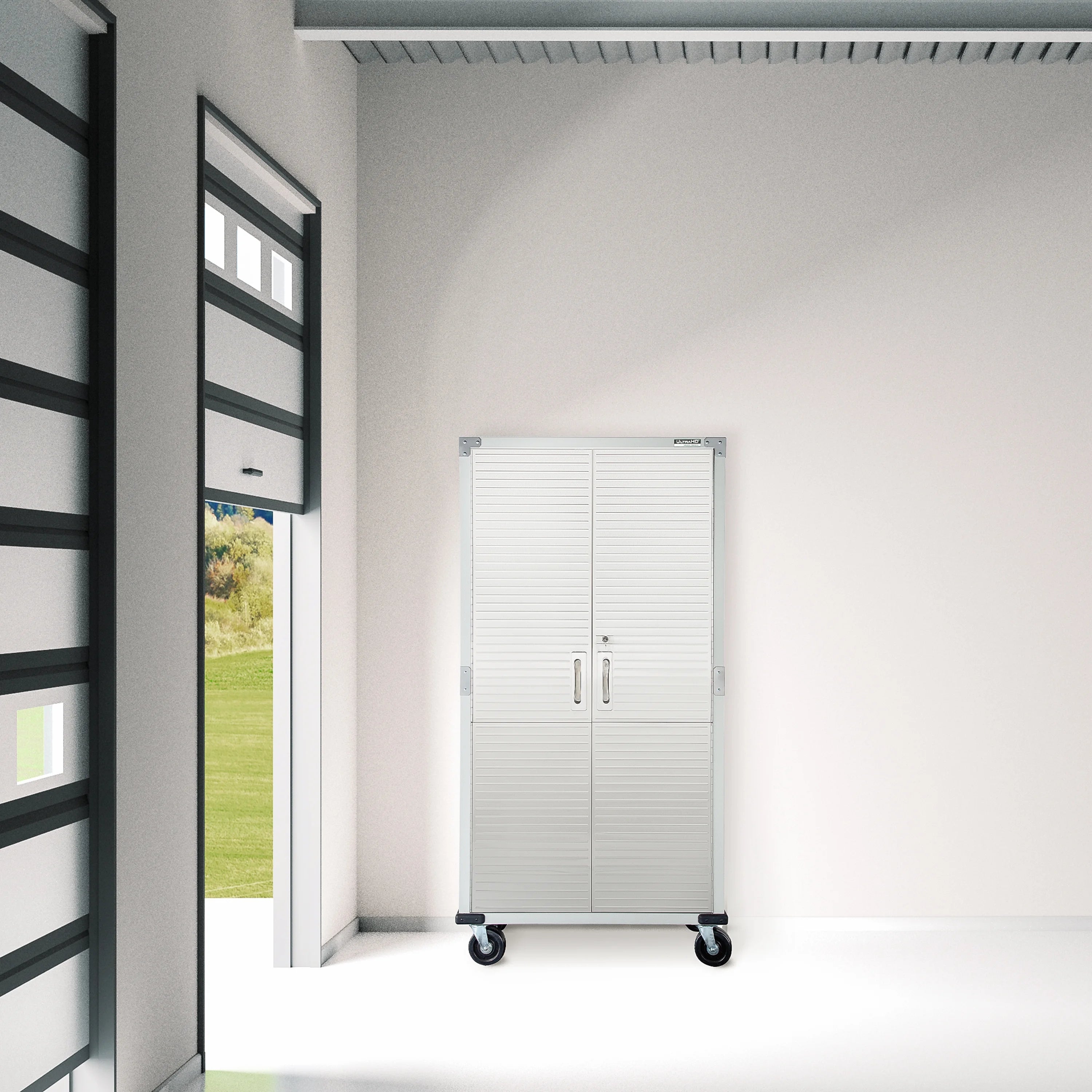 2026 New Seville Classics UltraHD Steel Body Lockable Storage Filing Cabinet Organizer Locker Shelving Unit 36" W x 18" D x 72" H, Granite - Image 9