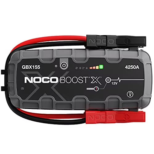 2026 New NOCO Boost X GBX155: 4250A 12V UltraSafe Portable Lithium Jump Starter