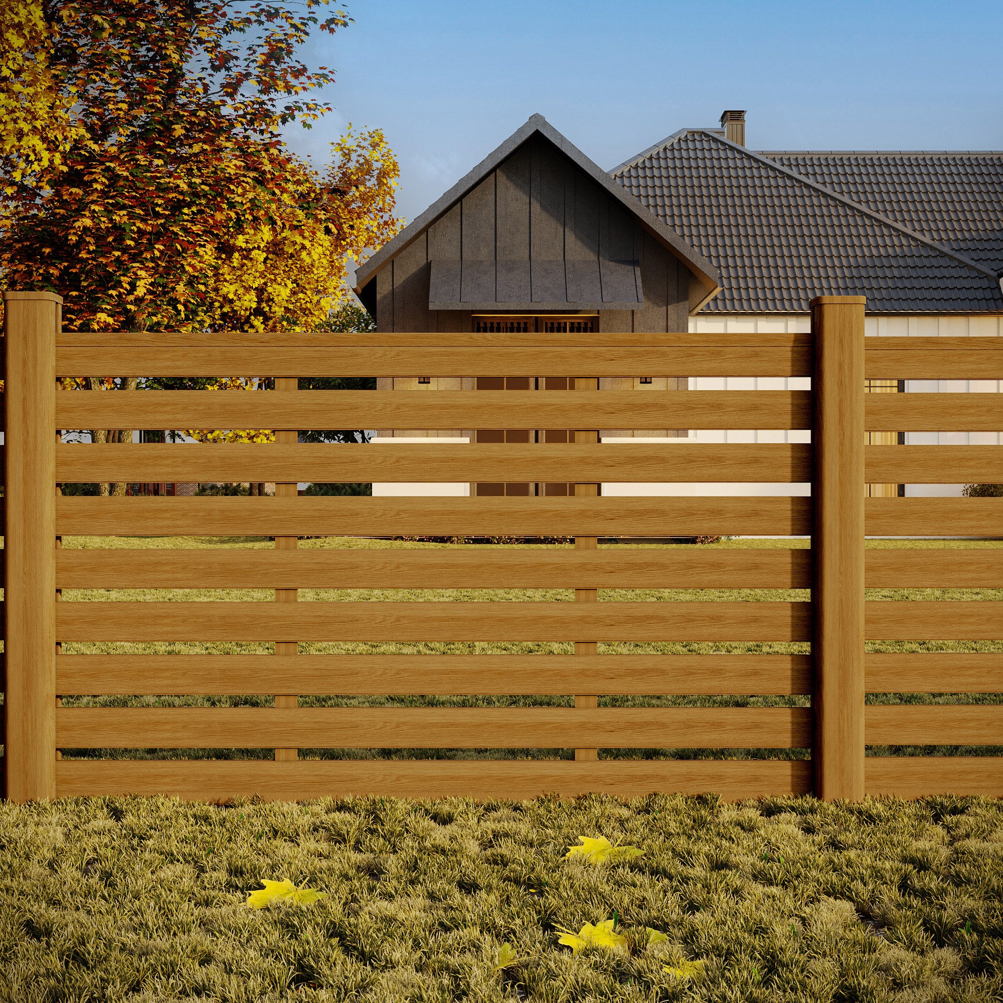 2026 New GoFence Composite 45” x 6' Trellis Fence Kit