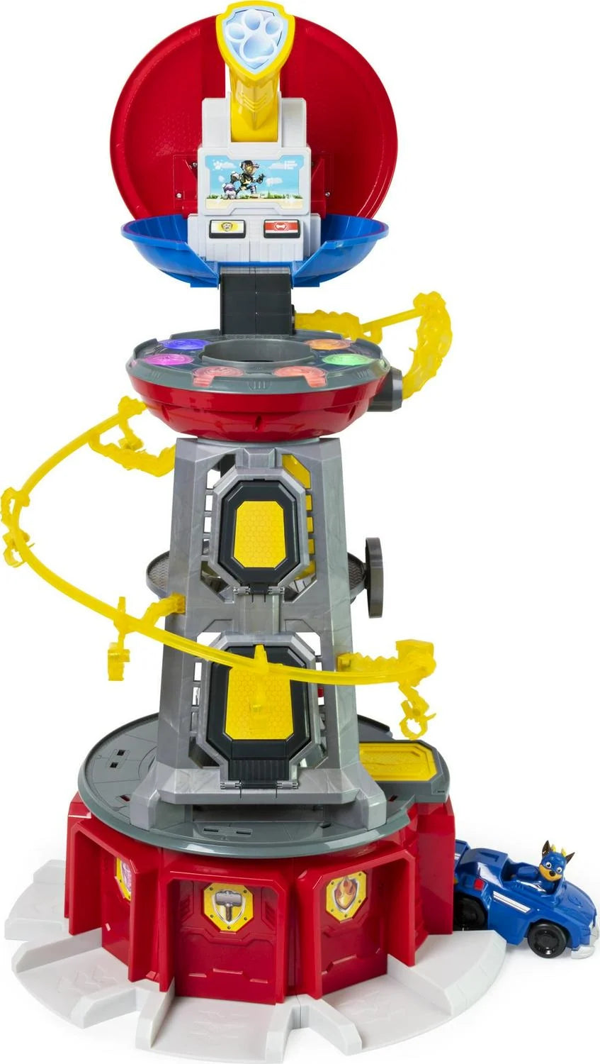 2026 New PAW Patrol Mighty Pups Super PAWs Lookout Tower Playset with Lights and Sound