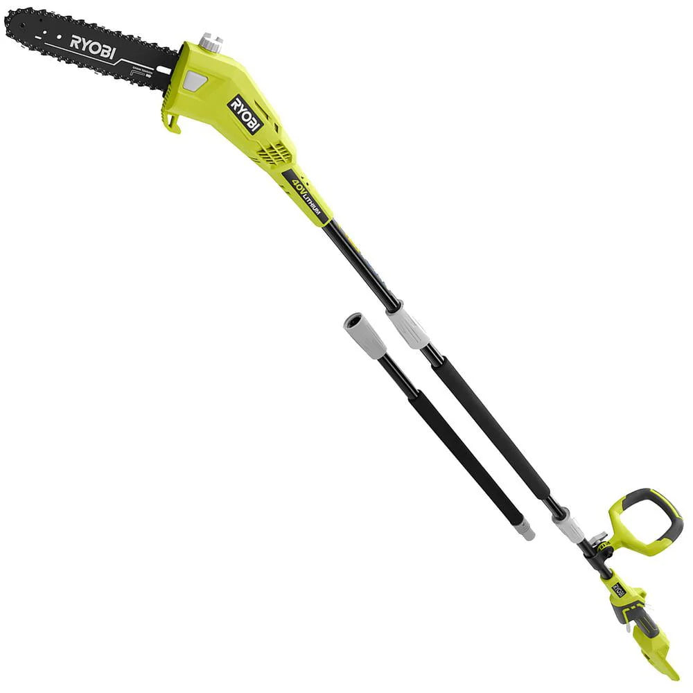 2026 New RYOBI RY40506BTL 10 in. 40-Volt Lithium-Ion Cordless Battery Pole Saw (Tool-Only)
