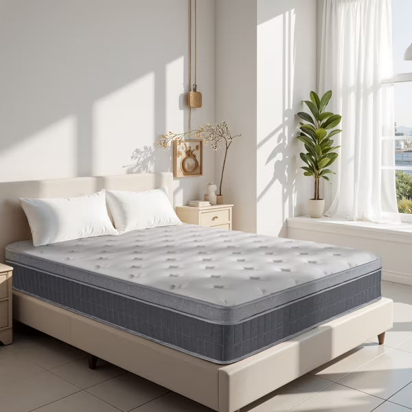 2026 New Full Size Mattress in a Box 14 Inch Memory Foam Hybrid Mattress with Pocketed Springs Medium Firm Support Motion Isolation Edge Support Night Trial