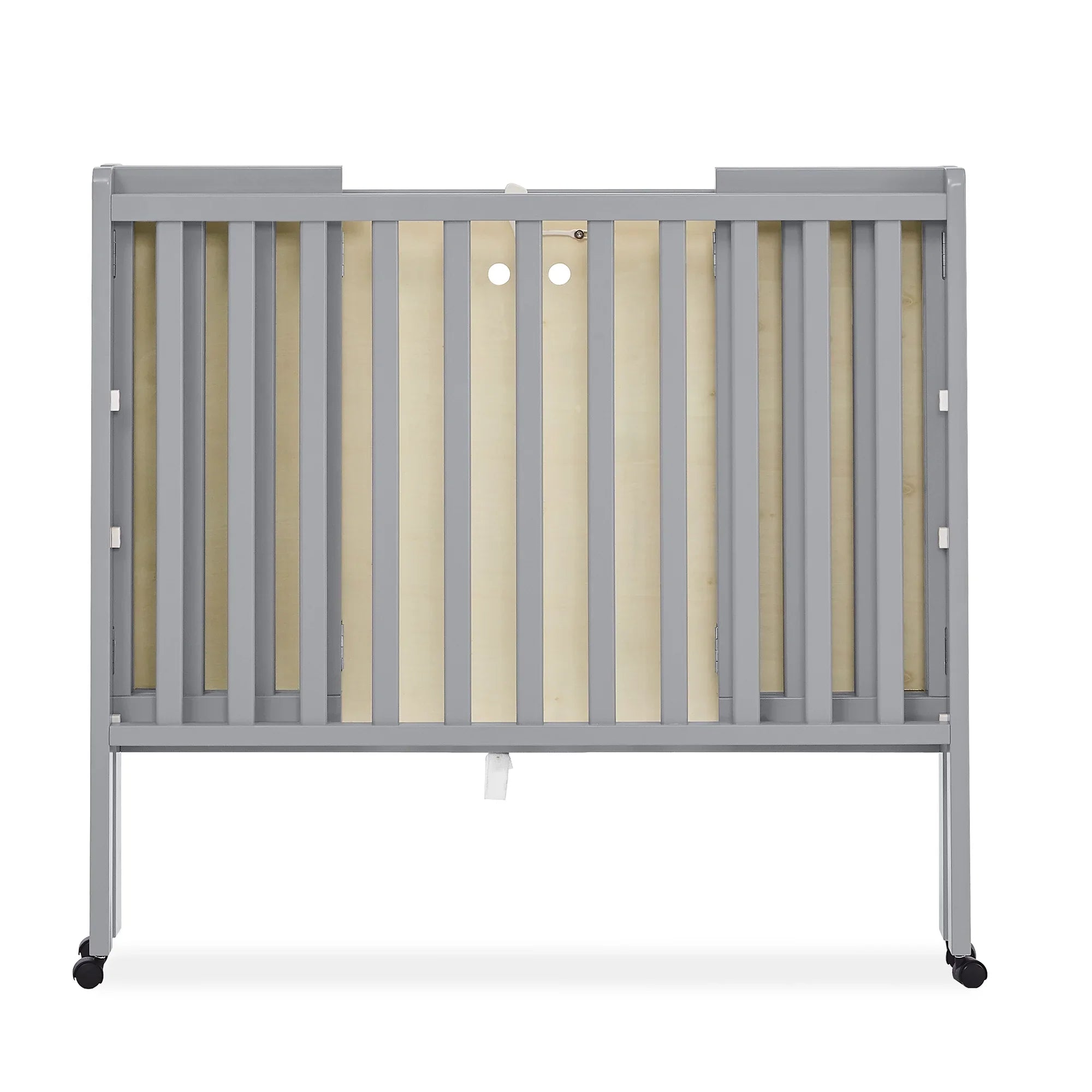 2026 New Delta Children Lee Portable Folding Mini Crib with 1.5-Inch Mattress - Greenguard Gold Certified, Bianca White - Image 25