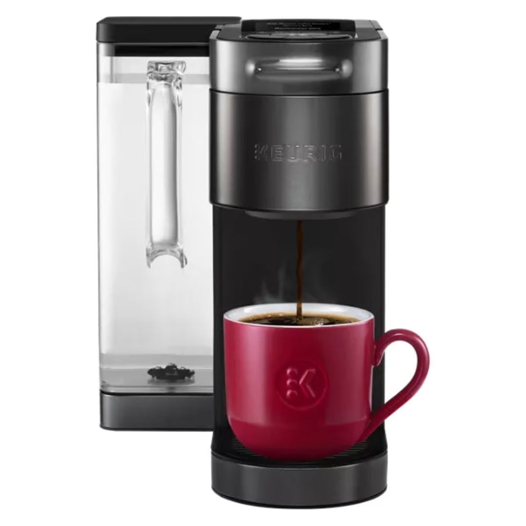 2026 New Keurig K-Supreme Plus Smart Single Serve Coffee Maker with BrewlD, 5 Cup Sizes, 5 Brewing Options, and 6 Temperature Settings (Black Stainless)