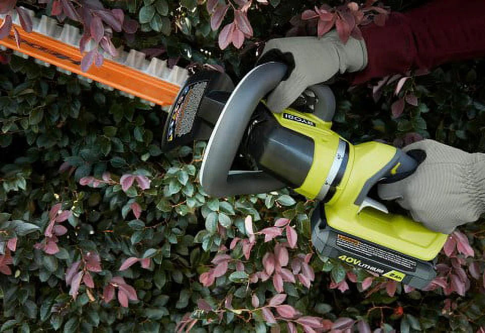 2026 New Ryobi 24 in. 40-Volt Lithium-Ion Cordless Battery Hedge Trimmer (Tool Only) - Image 7