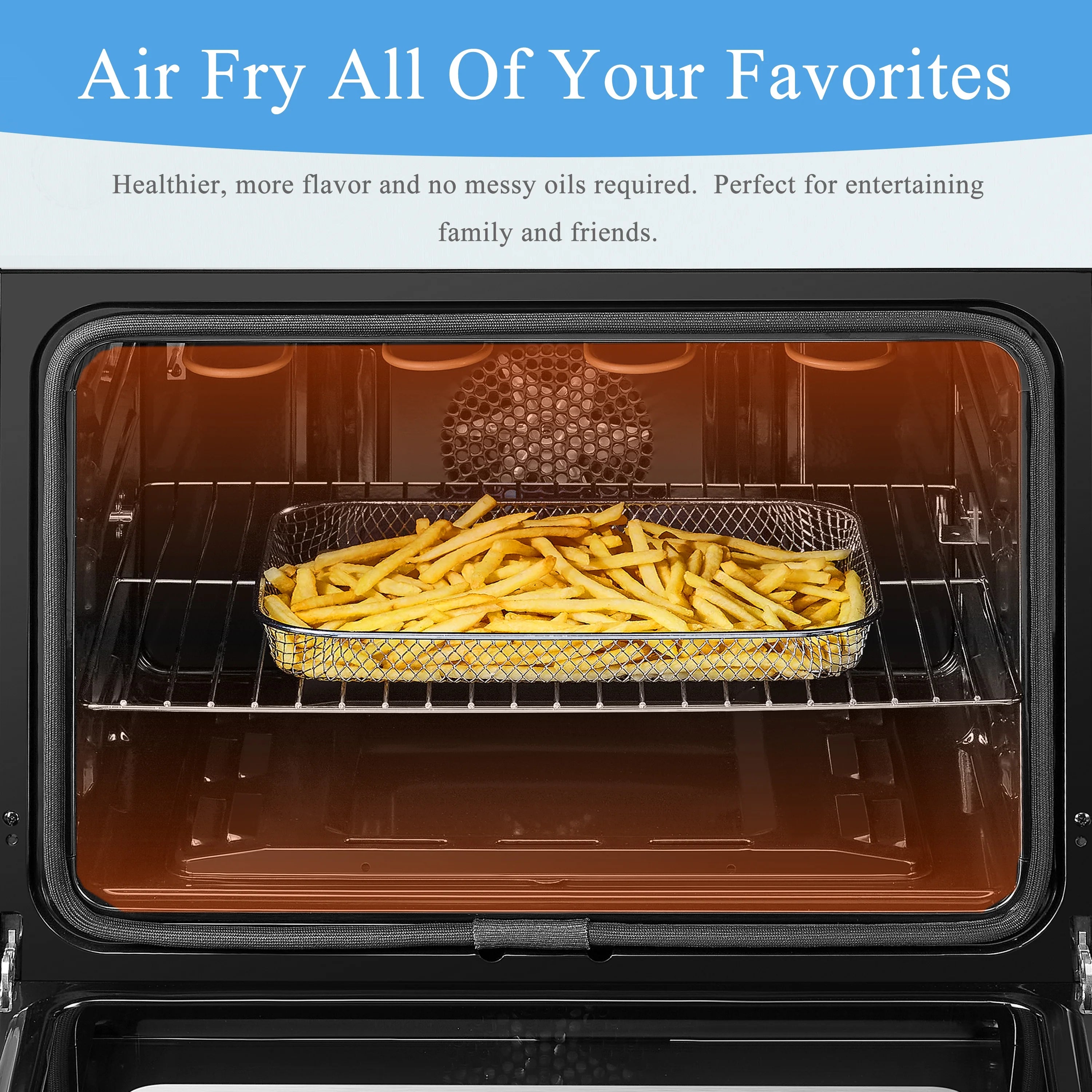 2026 New Lanbo 30 inch 5.9 CU.ft. Freestanding Electric Convection Range with Air Fry and Rotisserie, Electric cord or plug is not included - Image 10
