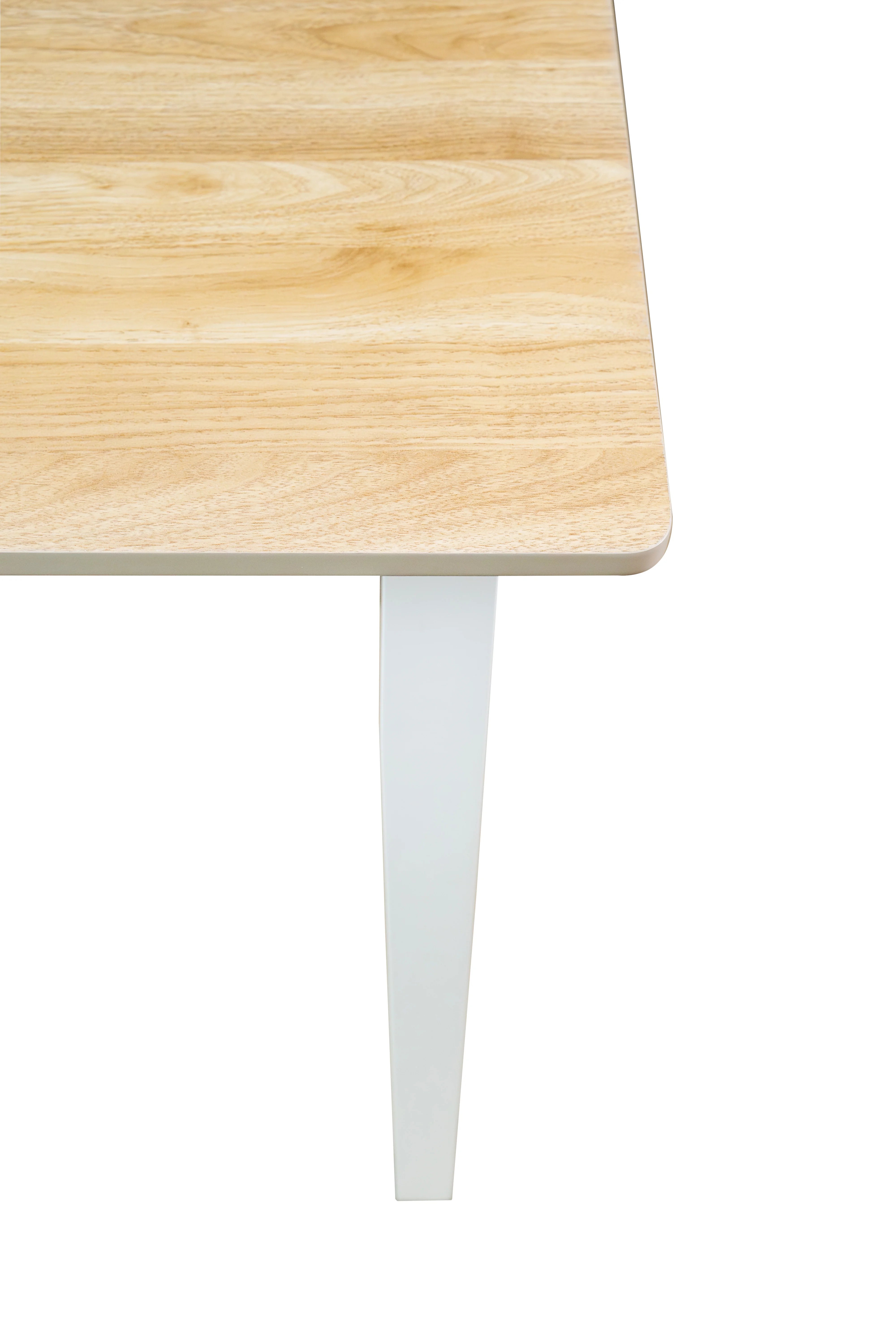 2026 New Mainstays 5-Piece Dining Set, 1 Table and 4 Chairs, White, MDF and Rubberwood, Indoor, 46" L x 29" W x 30" H Table - Image 4