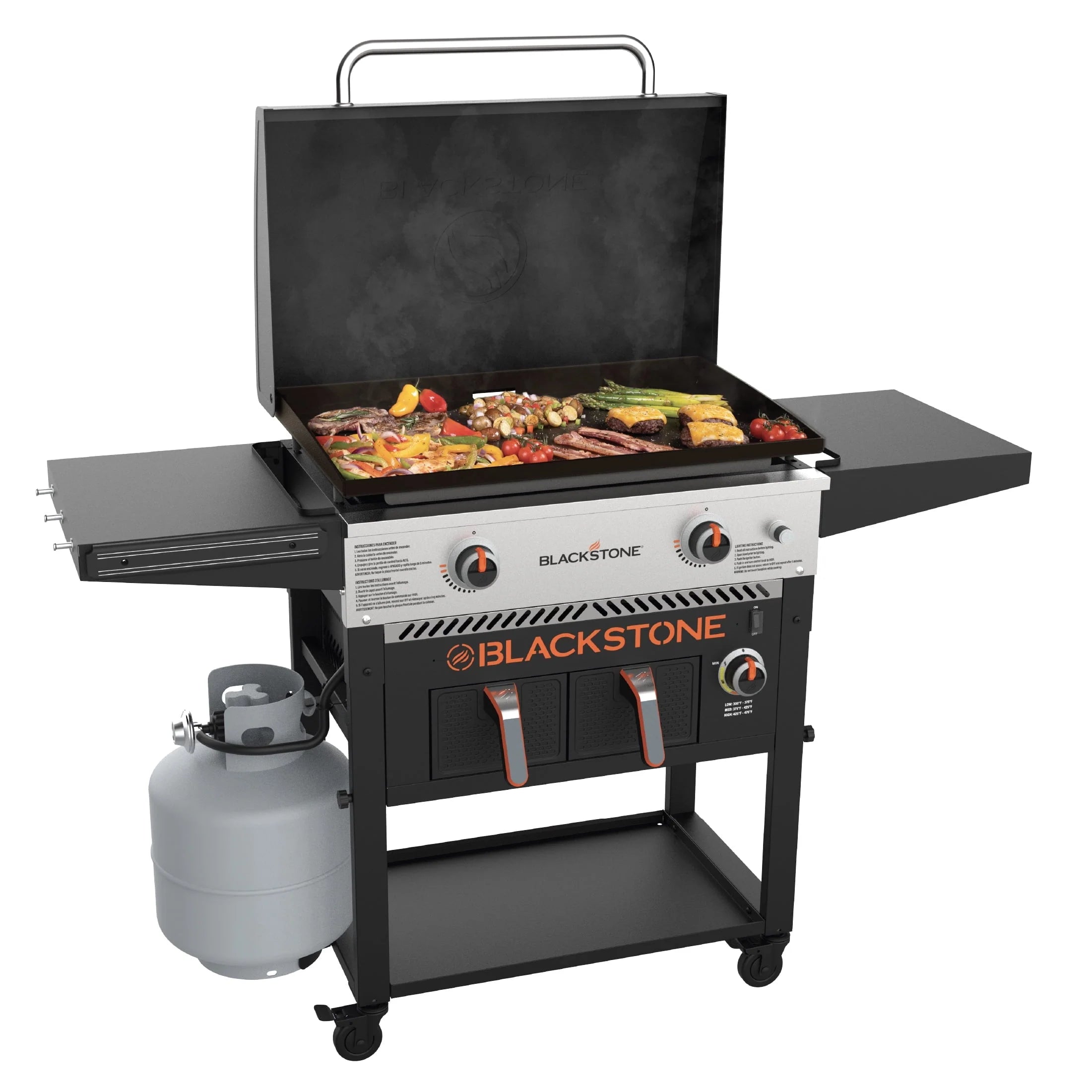 2026 New Blackstone 2-Burner 28" Griddle with Air Fryer Combo
