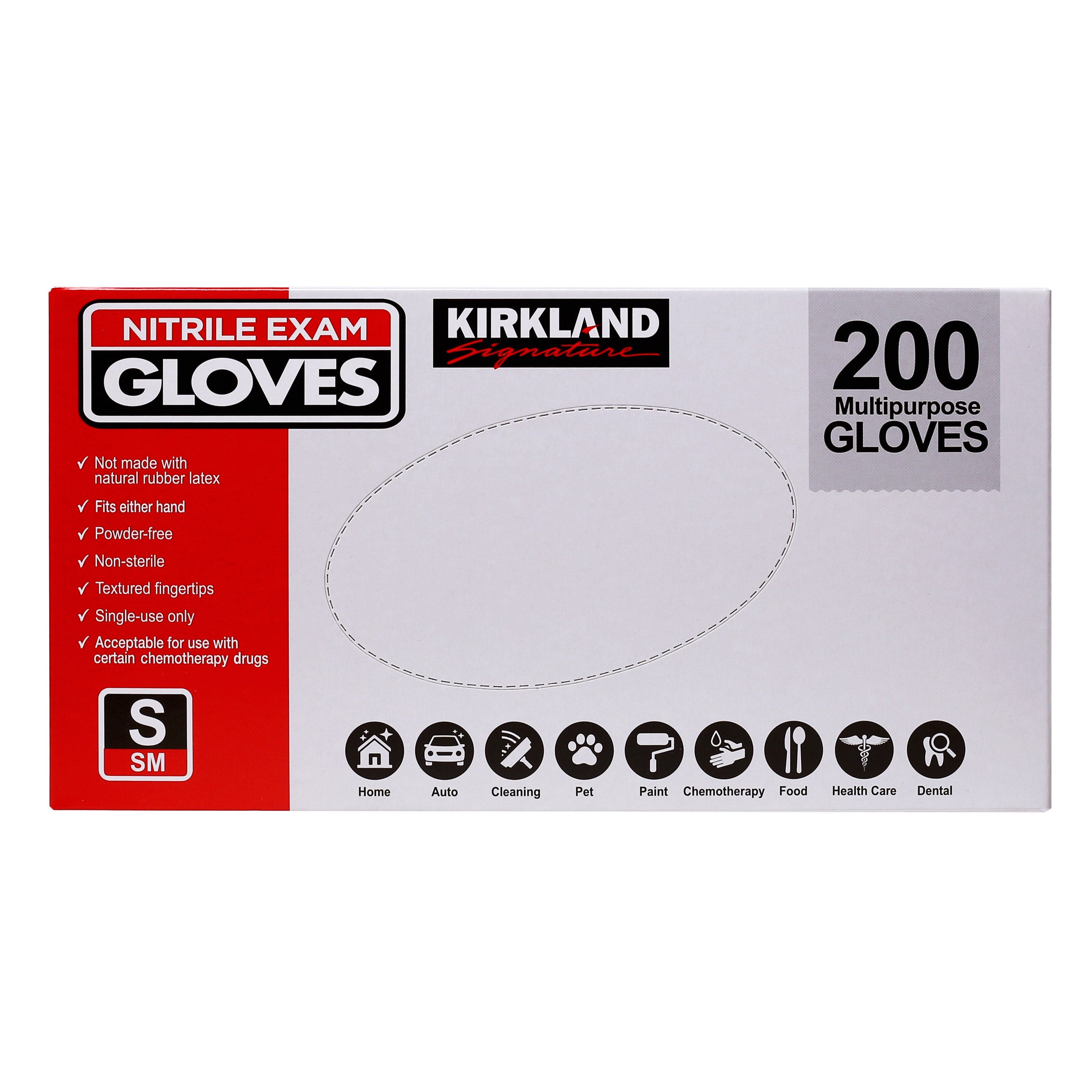 2026 New Kirkland Signature Nitrile Exam Gloves, 400-count, Size Small - Image 3