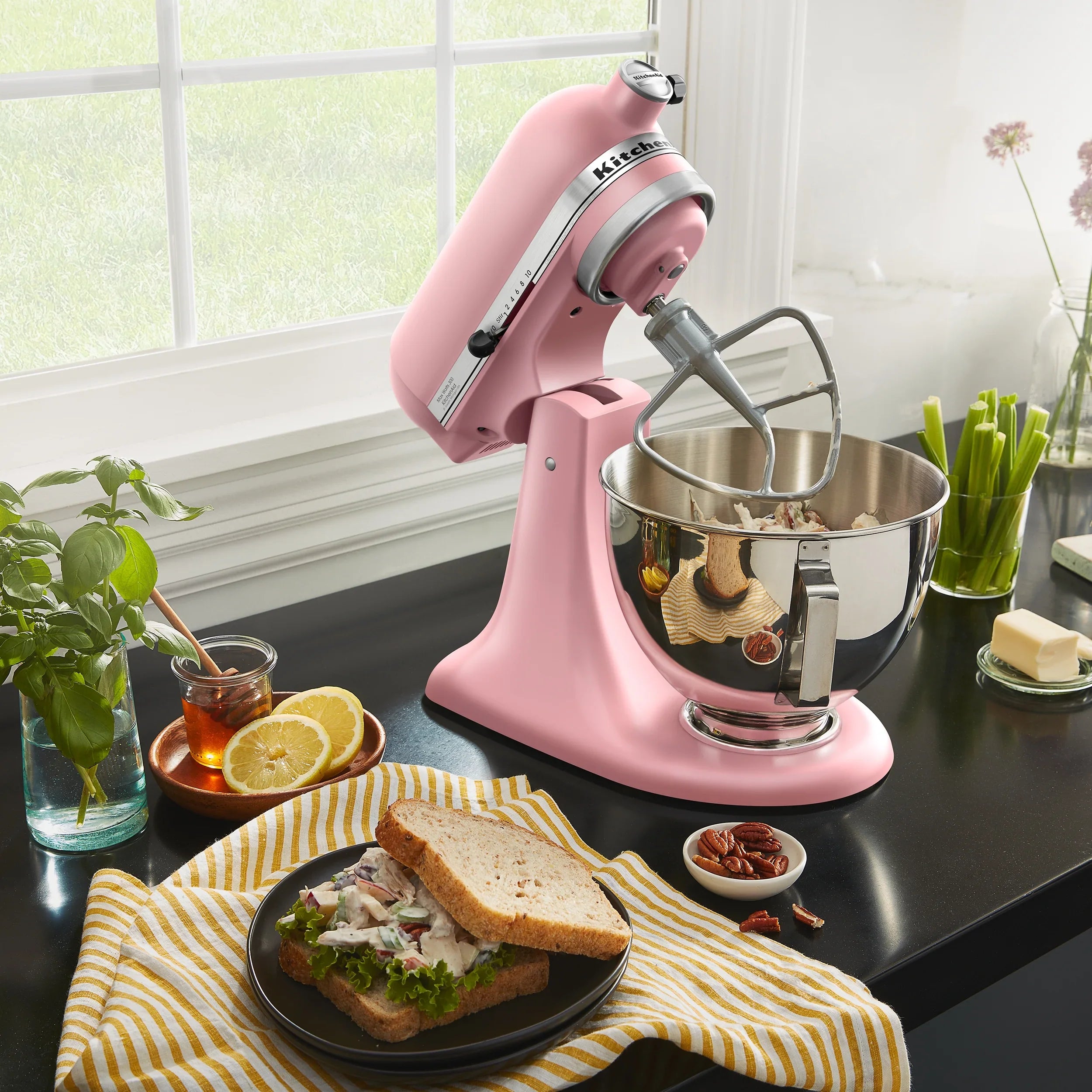 2026 New KitchenAid Deluxe Series 4.5 Quart Tilt-Head Stand Mixer with Stainless Bowl, Contour Silver, KSM97CU - Image 14