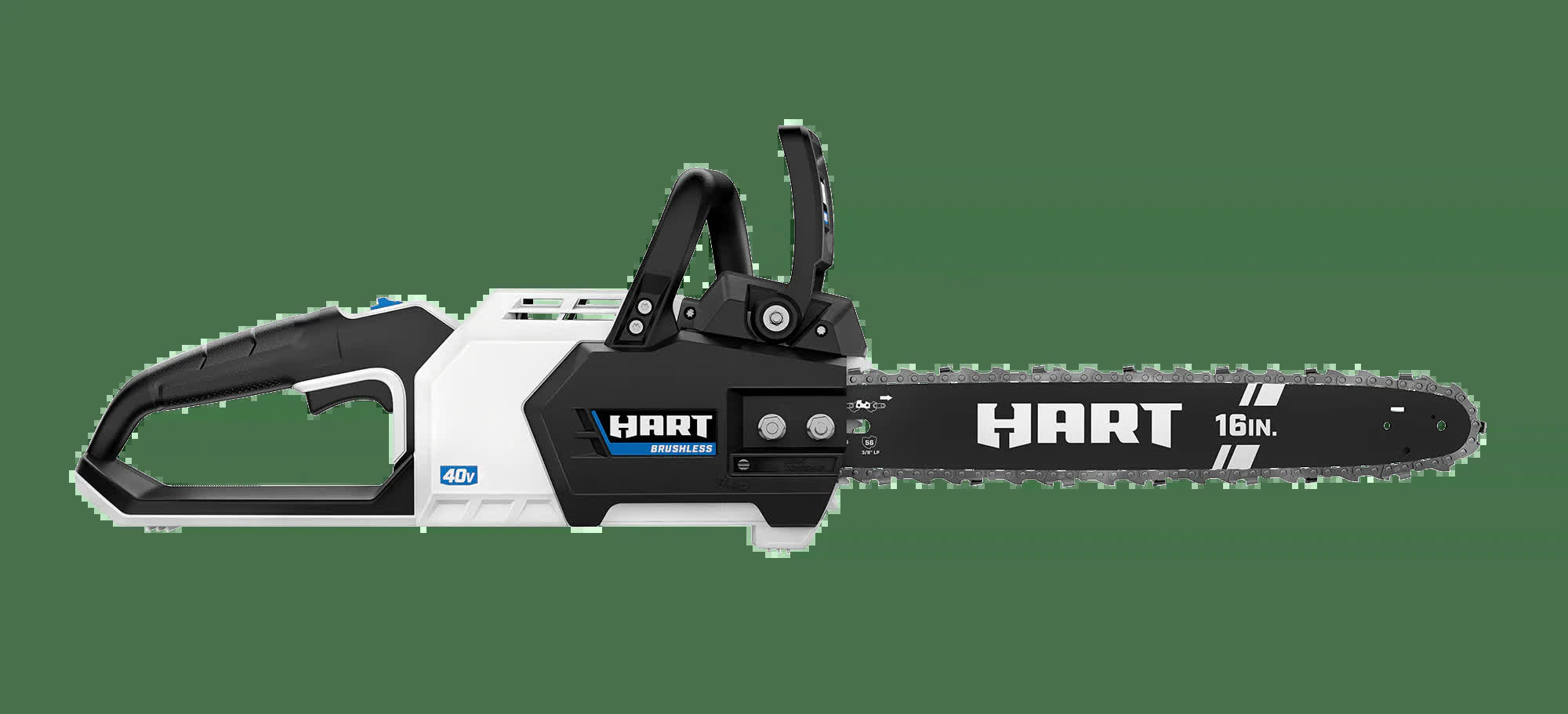2026 New HART 40-Volt 16-inch SUPERCHARGE Battery-Powered Brushless Chainsaw Kit, (1) 4.0 Ah Lithium-Ion Battery - Image 10