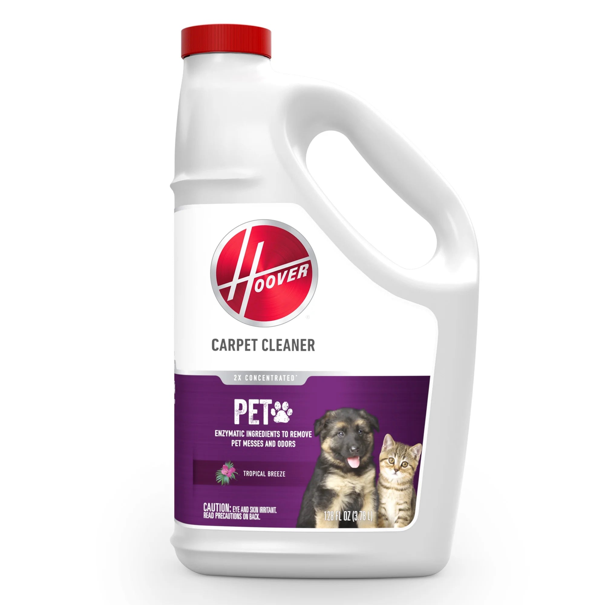 2026 New Hoover PowerScrub XL, Upright Carpet Cleaner Machine, FH68010, 1 Count, New Condition and Hoover Paws & Claws Pet Stain and Odor Remover, Carpet Cleaner Solution, 128 fl oz., New, 1 Count