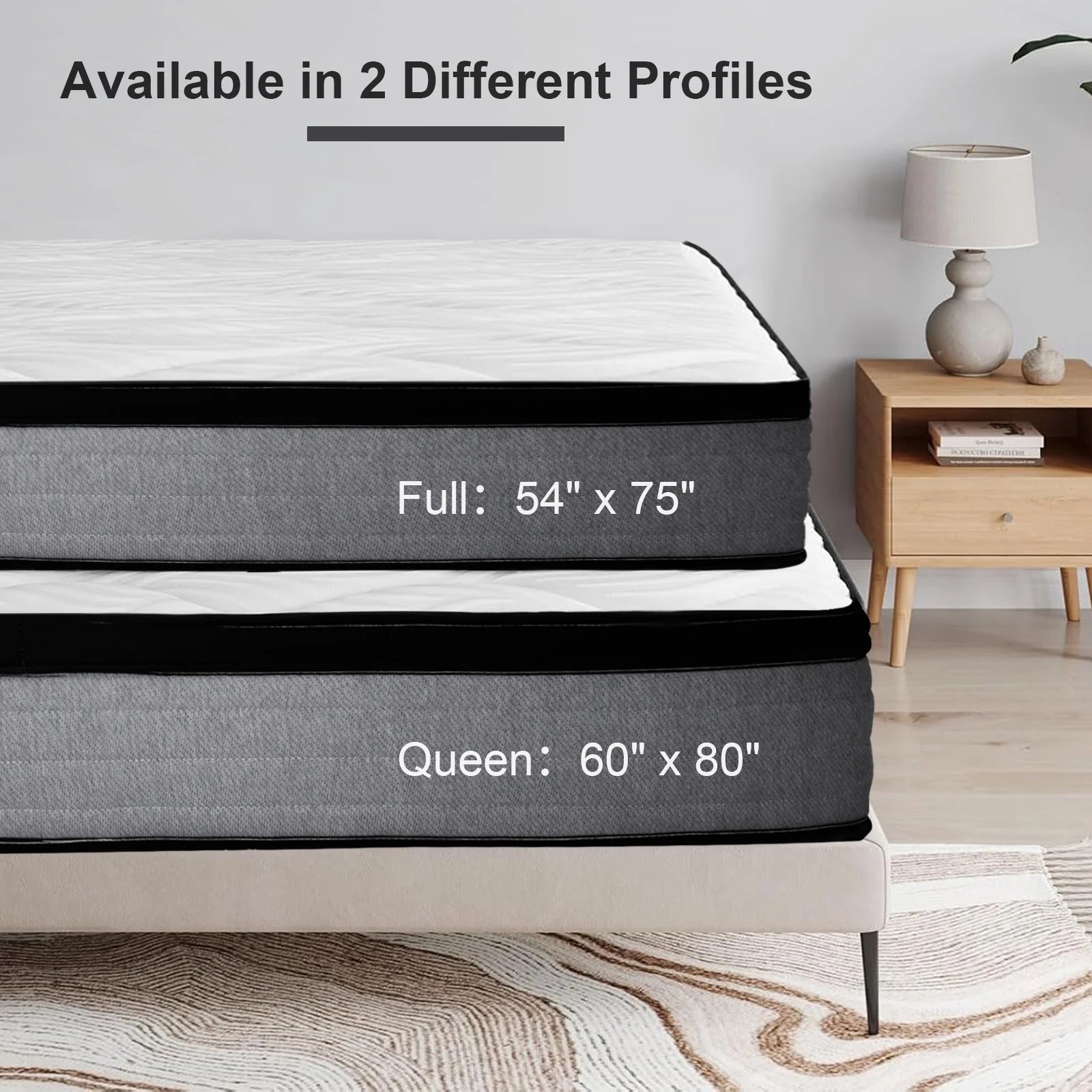2026 New Full Mattress, 10 Inch Mattress Full Size, Individual Pocket Spring and Foam Mattress in a Box - Image 12