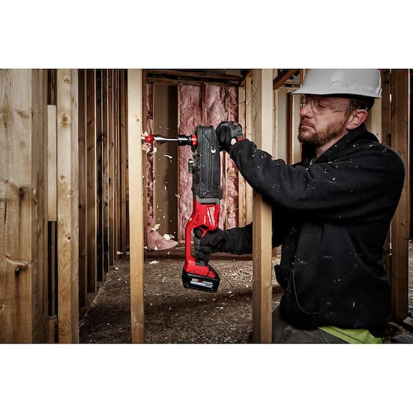 2026 New M18 FUEL 18V Lithium-Ion Brushless Cordless GEN 2 SUPER HAWG 7/16 in. Right Angle Drill (Tool-Only) - Image 6