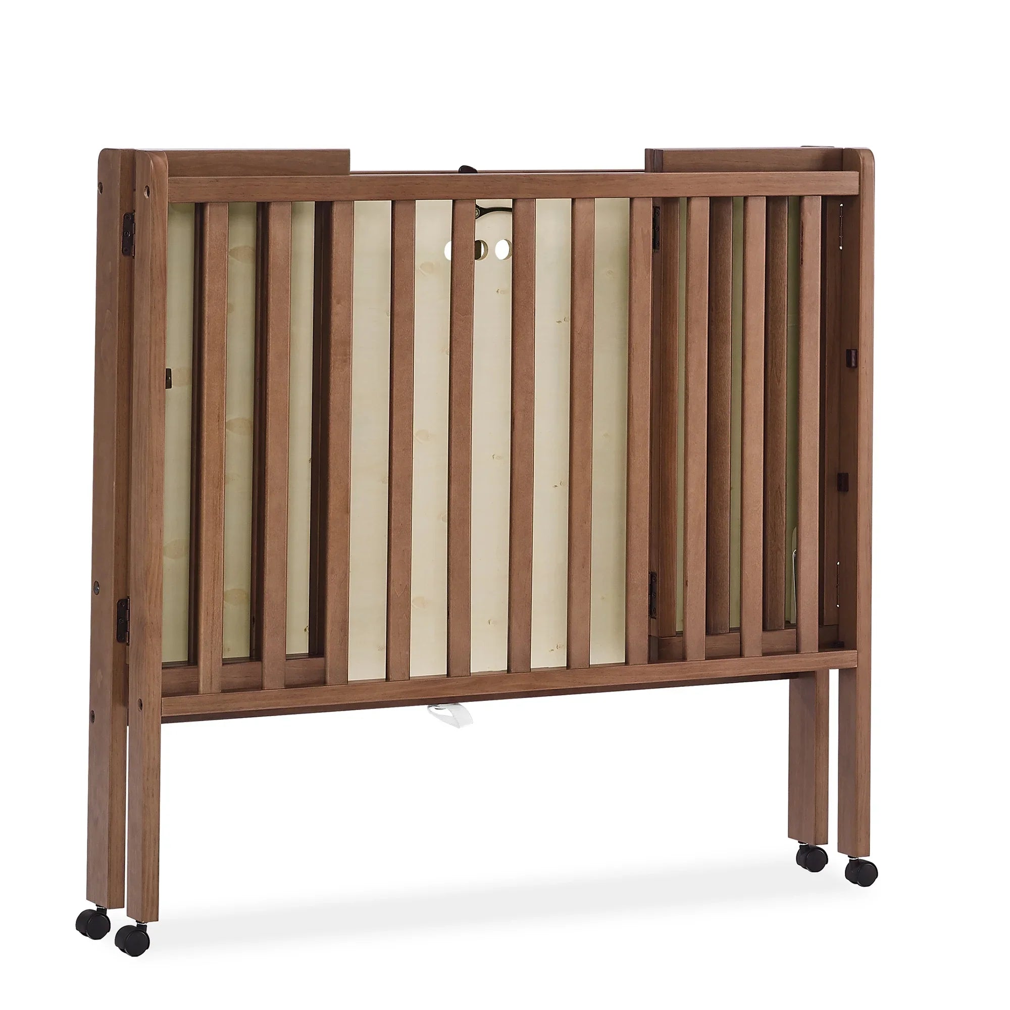 2026 New Delta Children Lee Portable Folding Mini Crib with 1.5-Inch Mattress - Greenguard Gold Certified, Bianca White - Image 39
