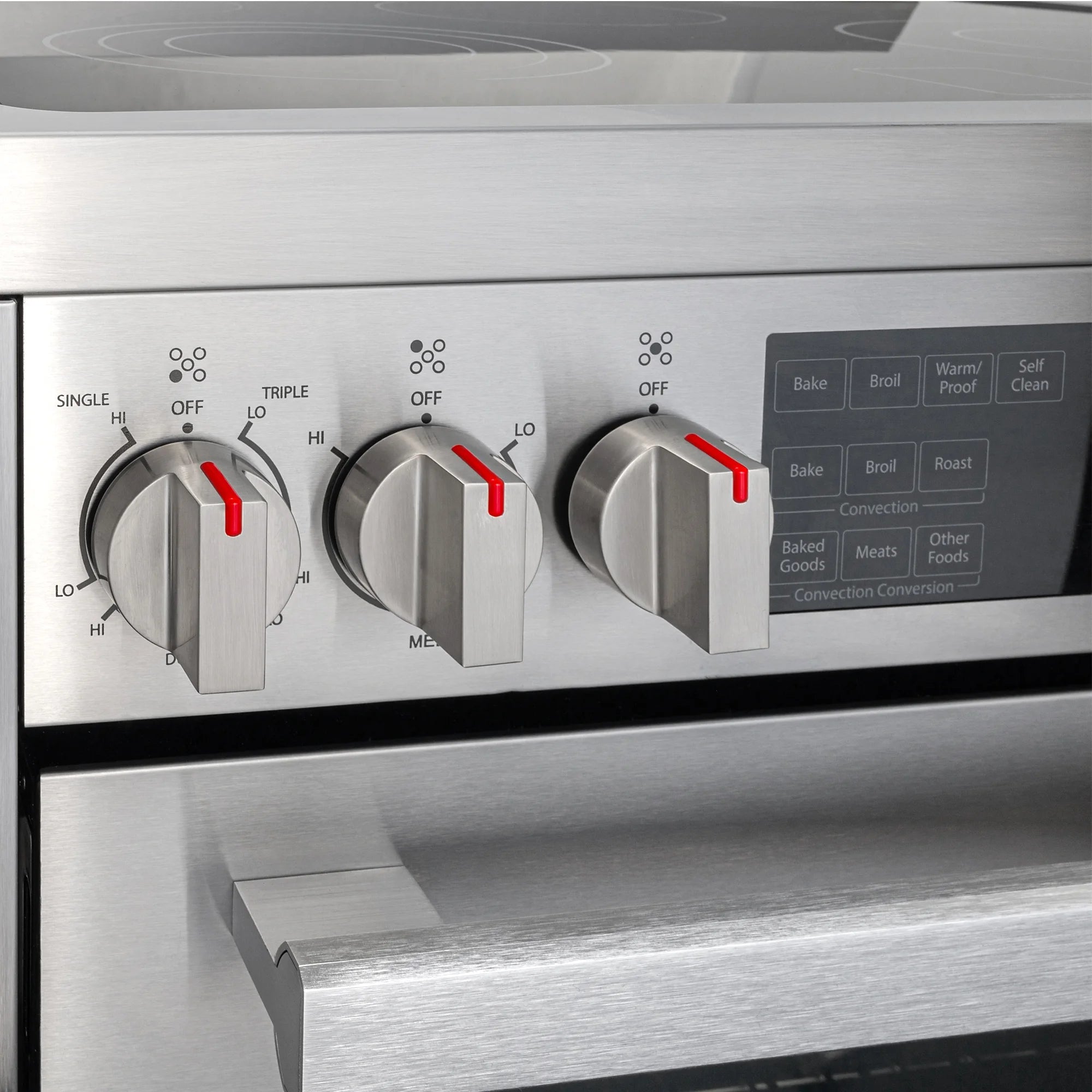 2026 New Cosmo COS-305AERC 30 in. Stainless Steel Electric Range with Convection Oven - Image 10