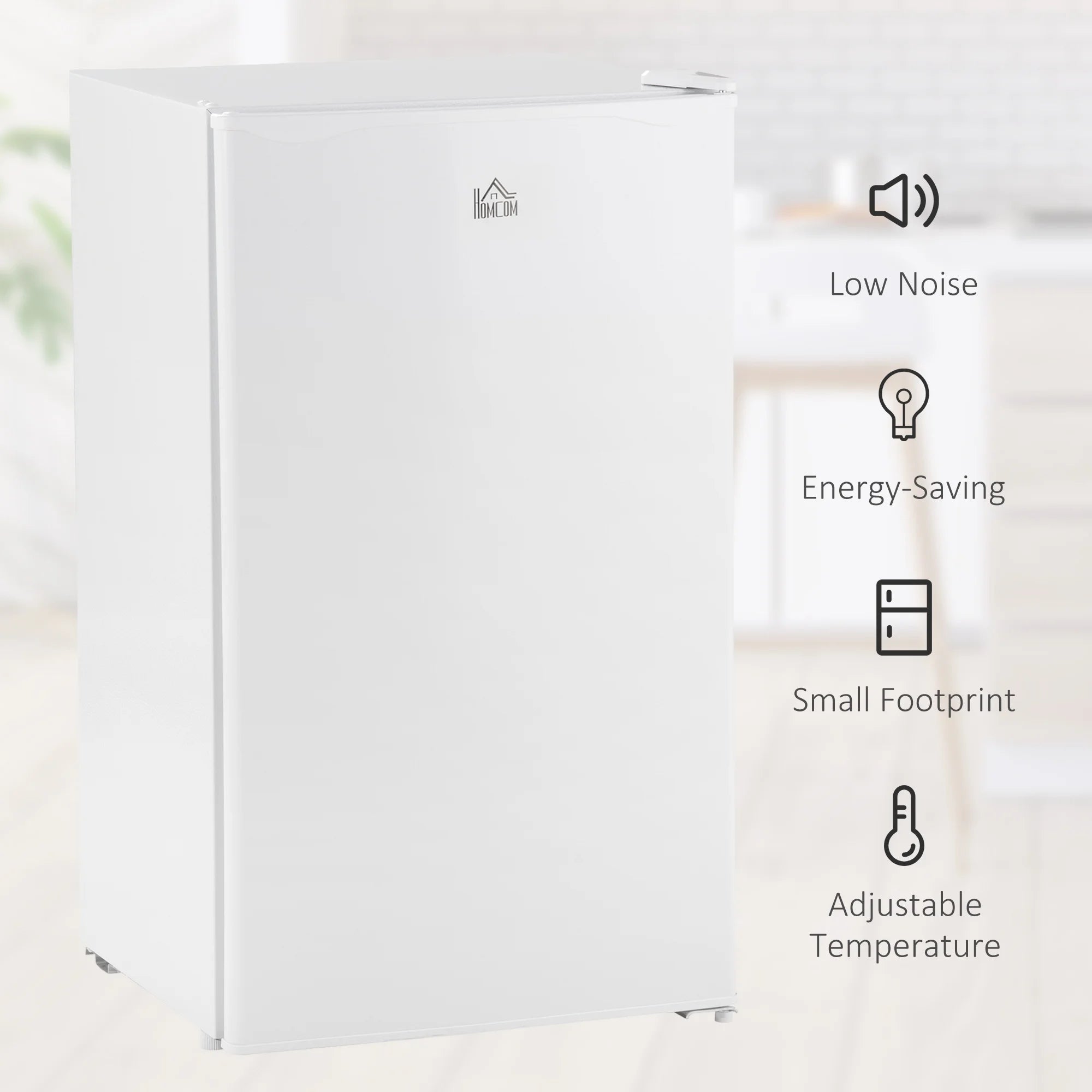 2026 New Harper & Bright Designs Double Door Mini Fridge with Freezer, 3.2 Cu.Ft Compact Refrigerator with Adjustable Shelf, Adjustable Thermostat and Reversible Door for Bedroom, Dorm, Home Office, White - Image 28