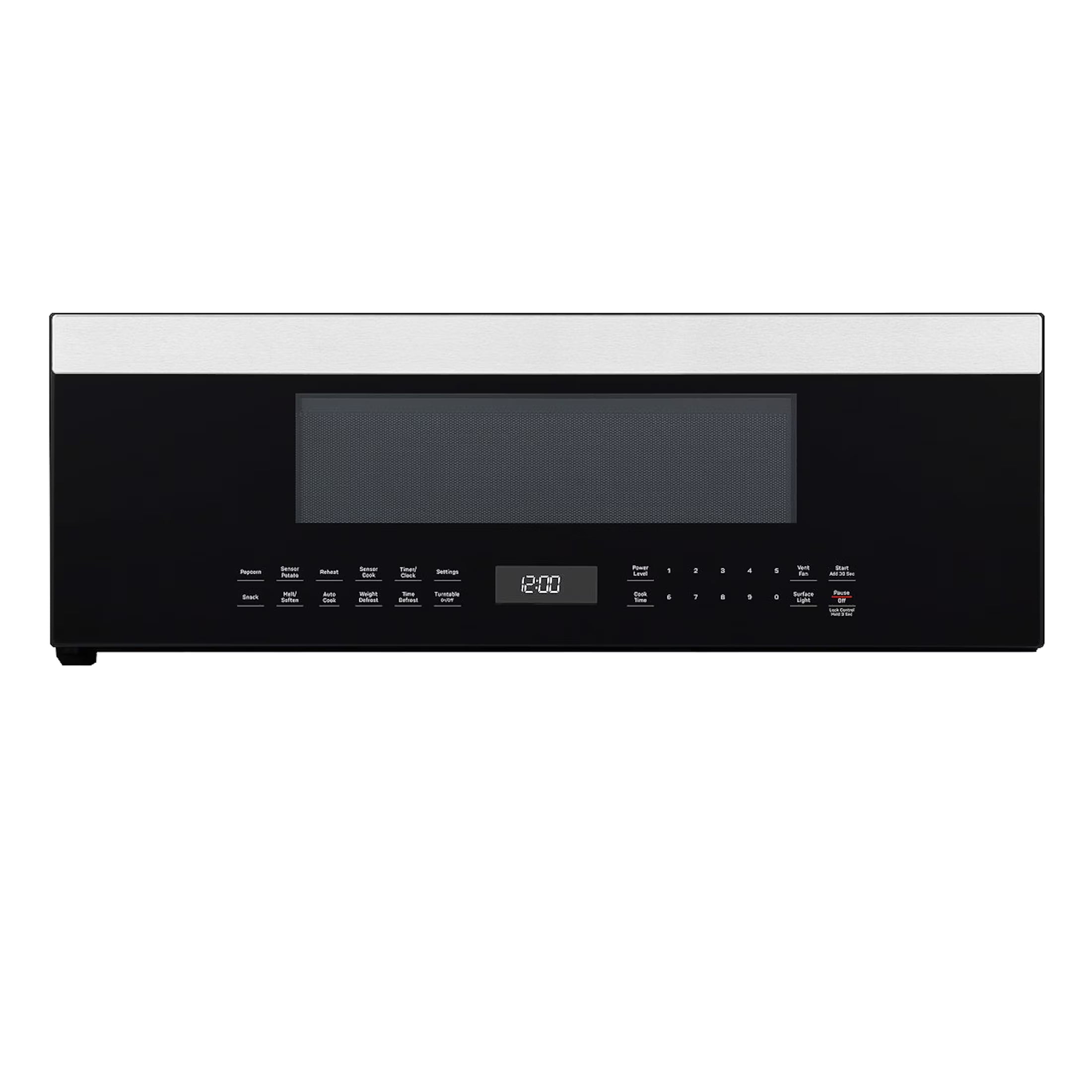 2026 New GE Profile 1.2 cu. ft. Low Profile Over-the-Range Microwave in Stainless Steel with Sensor Cooking, 1000W, 400 CFM Venting, LED Light
