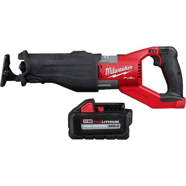 2026 New M18 Fuel 18-Volt Lithium-Ion Brushless Cordless Super Sawzall Orbital Reciprocating Saw with 6.0 Ah Battery