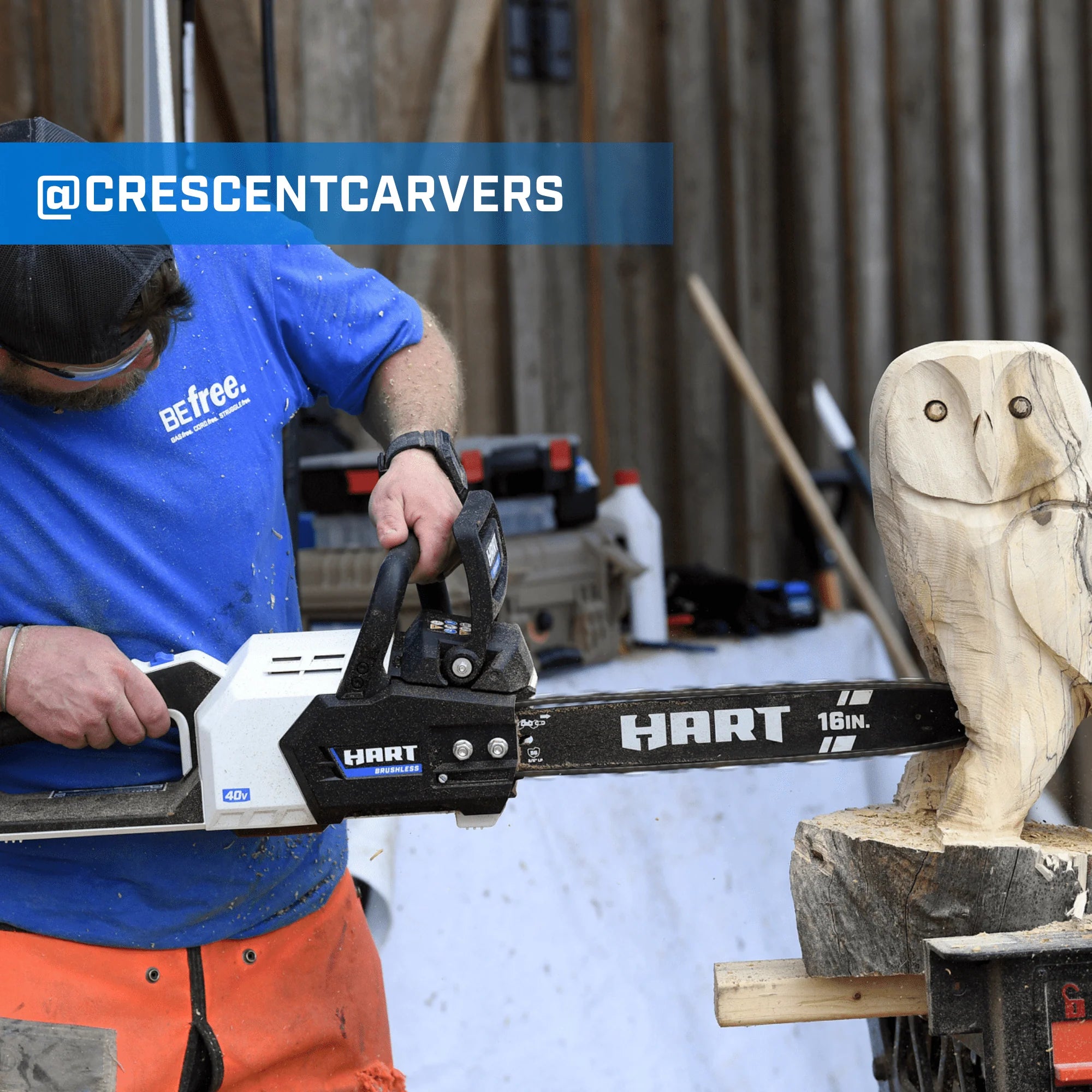 2026 New HART 40-Volt 16-inch SUPERCHARGE Battery-Powered Brushless Chainsaw Kit, (1) 4.0 Ah Lithium-Ion Battery - Image 15