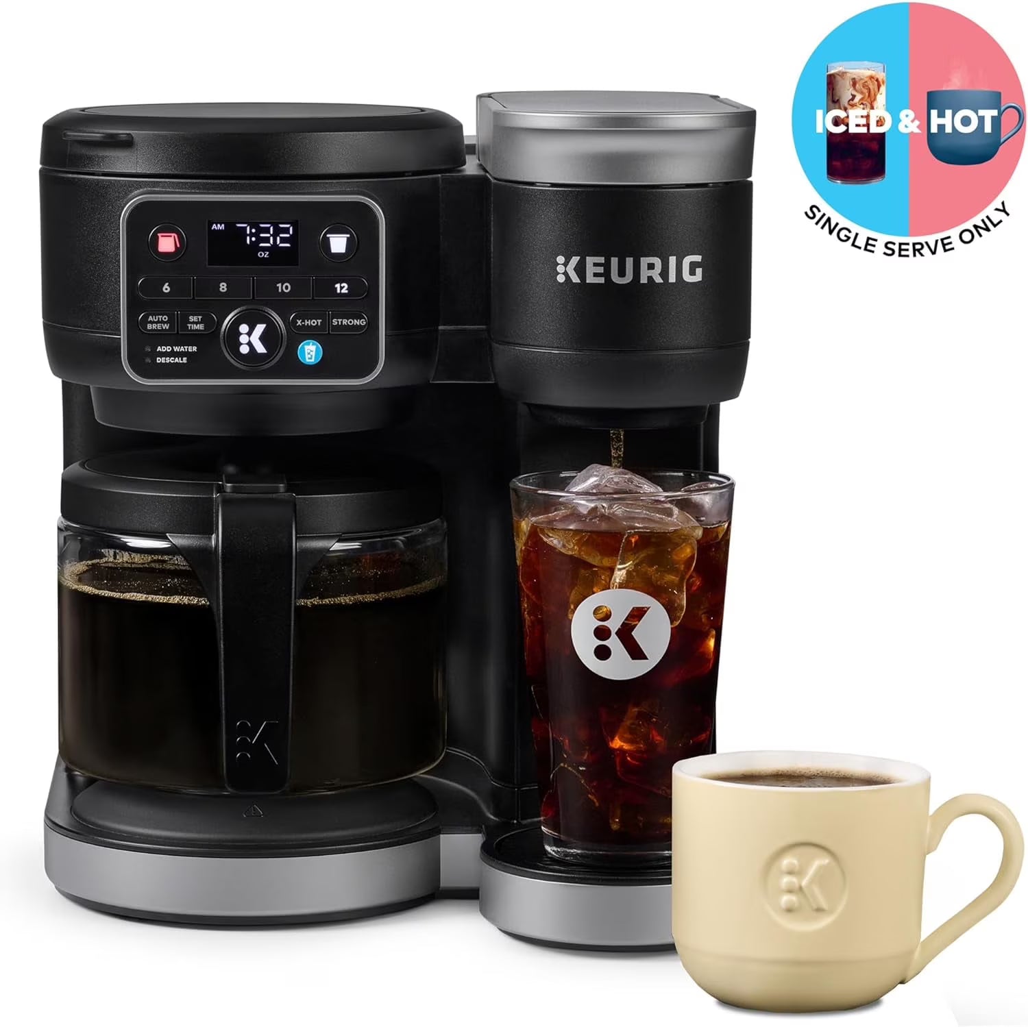 2026 New Keurig K-Duo Gen 2 Hot & Iced Single Serve & Carafe Coffee Maker