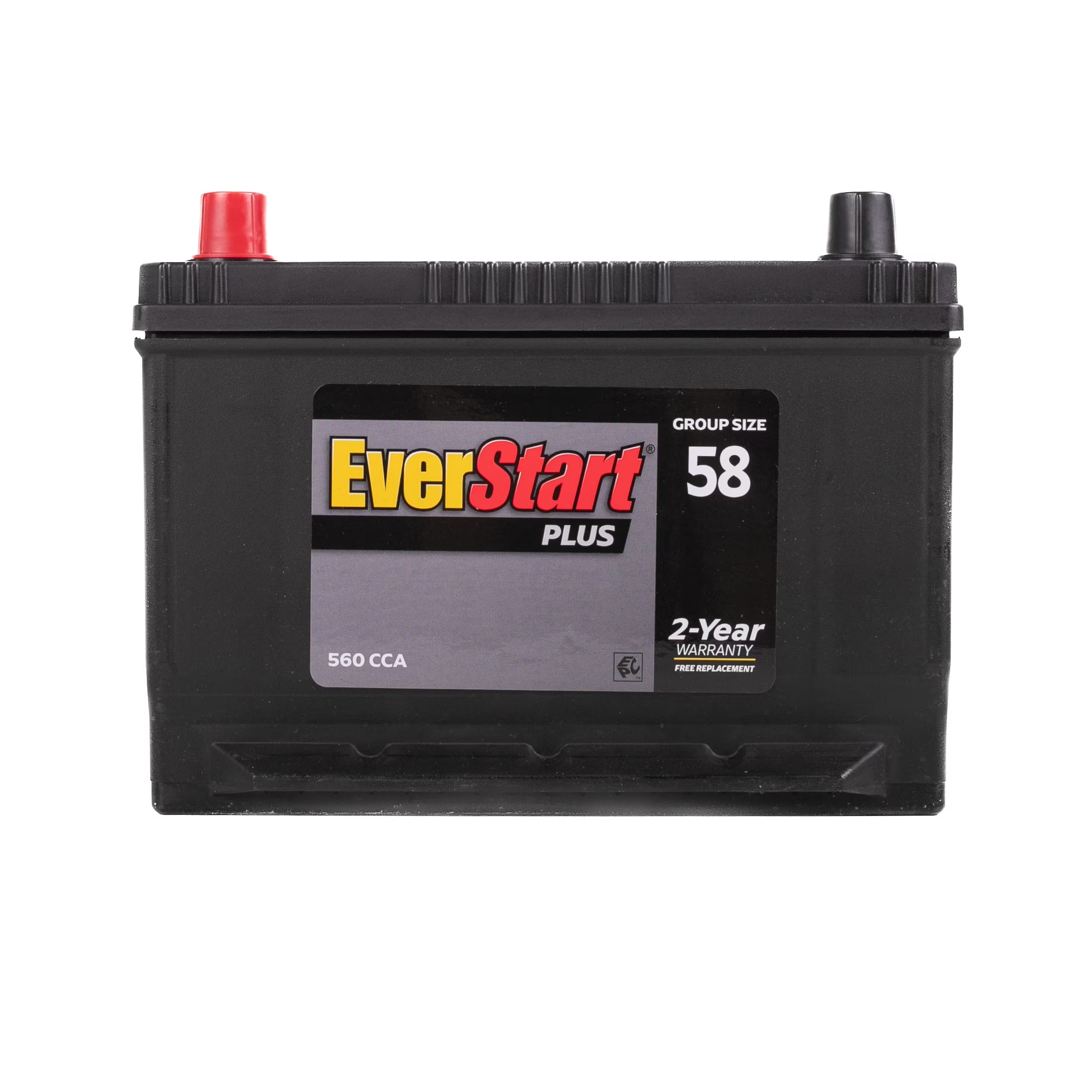 2026 New EverStart Plus Lead Acid Automotive Battery, Group Size 58 - 12 Volt 560 CCA 78 RC