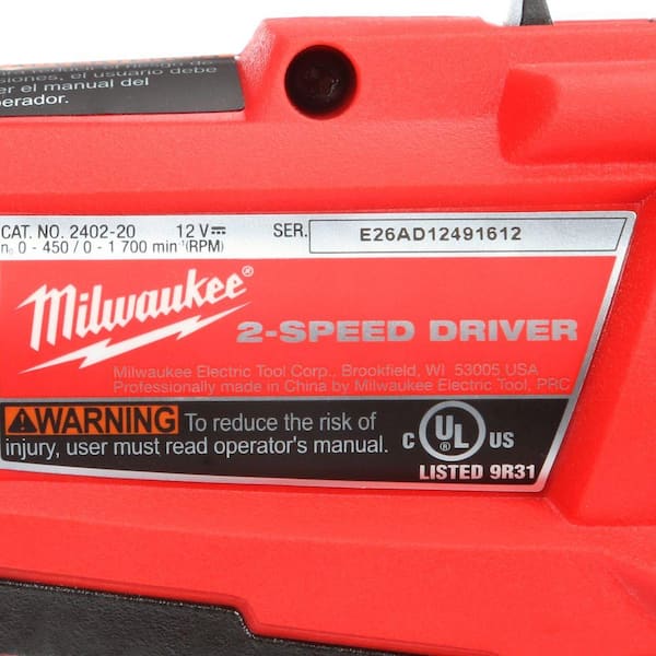 2026 New M12 FUEL 12V Lithium-Ion Brushless Cordless 1/4 in. Hex 2-Speed Screwdriver Kit W/(2) 2.0h Batteries & Bag - Image 7