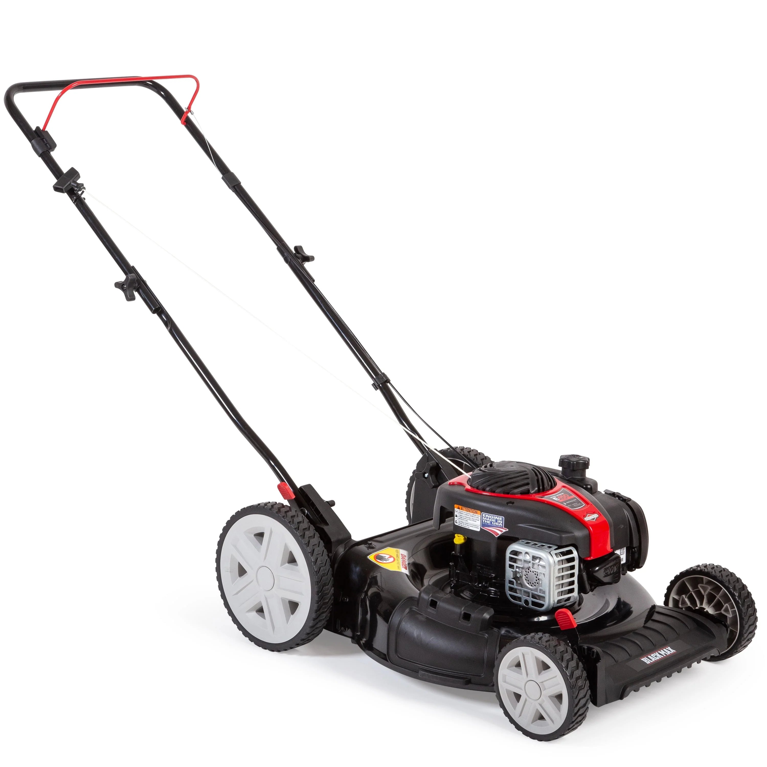 2026 New Black Max 21-inch 125cc Gas Push Mower with Briggs & Stratton Engine (Assembled Product Weight 46.9 lb; 22.10-inch Height)
