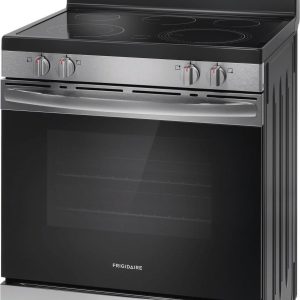 2026 New Frigidaire FCRE3062AS 30" Electric Range with Steam Clean, Stainless Steel