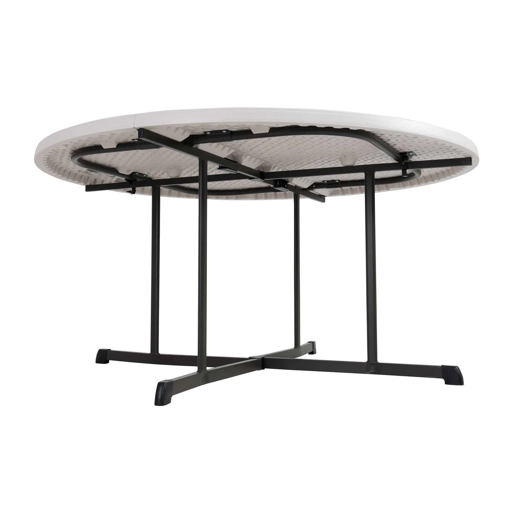 2026 New Lifetime 60" Centerfold Indoor/Outdoor Commercial Grade Folding Round Table, Almond 1 Piece 1 Count (80806) - Image 16