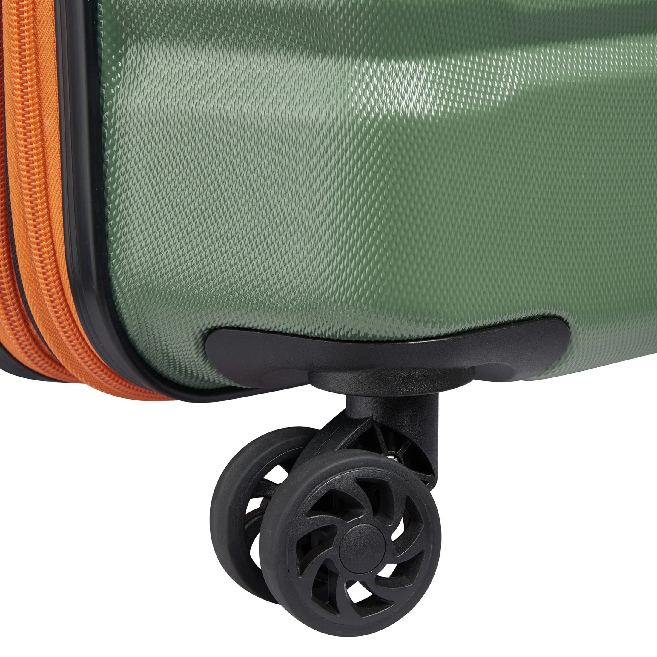 2026 New Securitech by Delsey, Citadel 31" Large Checked Hardside Spinner Luggage Green - Image 6