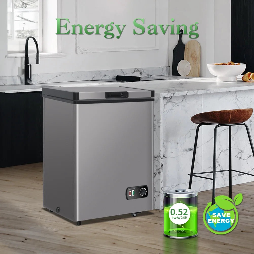 2026 New PRO CHOICE 3.8 cu ft Compact Chest Freezer, White - Image 12