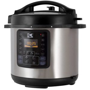 2026 New Kalorik 6 Quart 10-in-1 Multi Use Pressure Cooker, Stainless Steel
