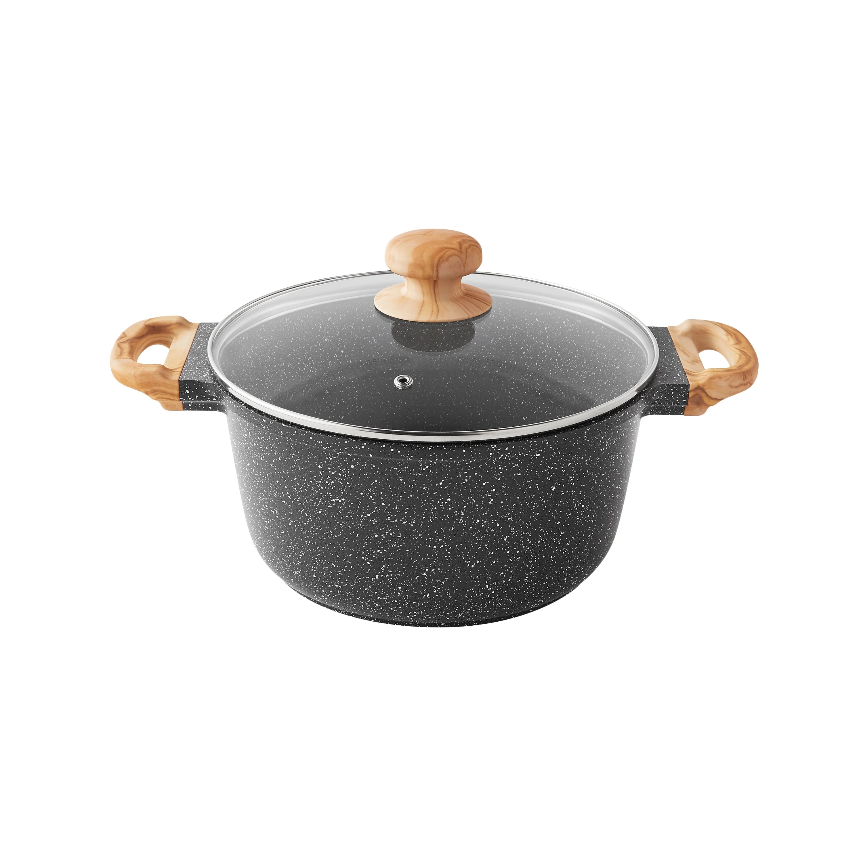 2026 New The Pioneer Woman Prairie Signature 14-Piece Cast Aluminum Cookware Set, Brown Speckle - Image 16