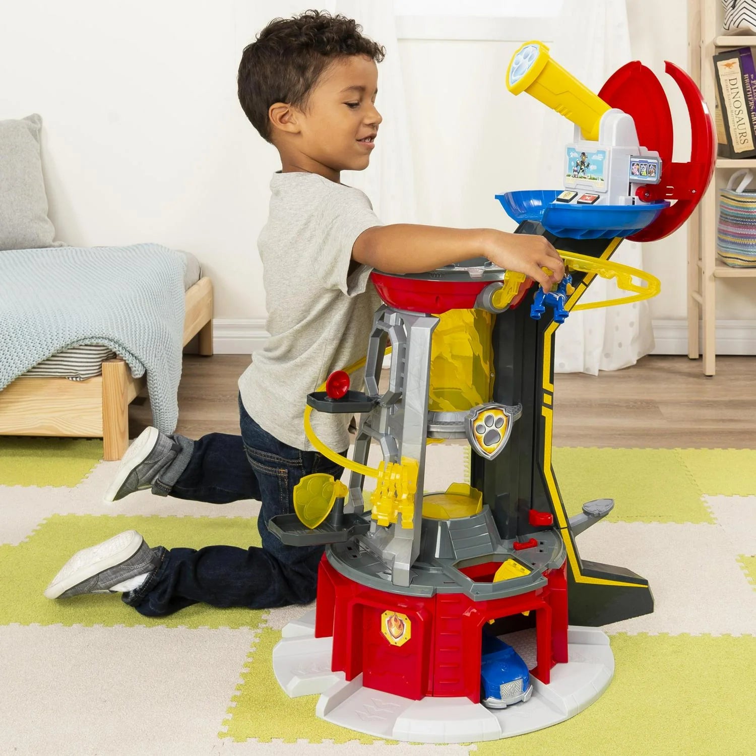 2026 New PAW Patrol Mighty Pups Super PAWs Lookout Tower Playset with Lights and Sound - Image 3