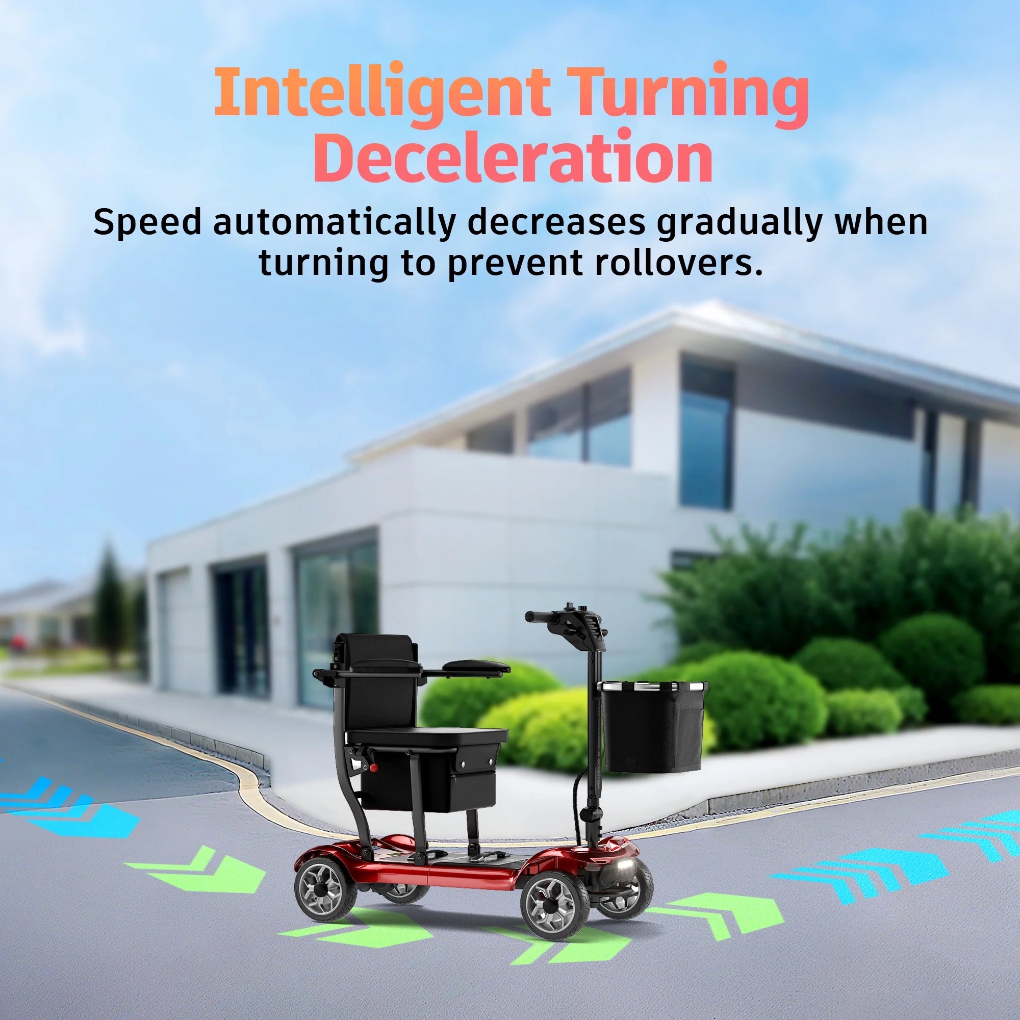 2026 New EAGLOG Light Weight 4 Wheels Mobility Scooter for Seniors, Electric Folding Wheelchair Device for Travel, Black - Image 31