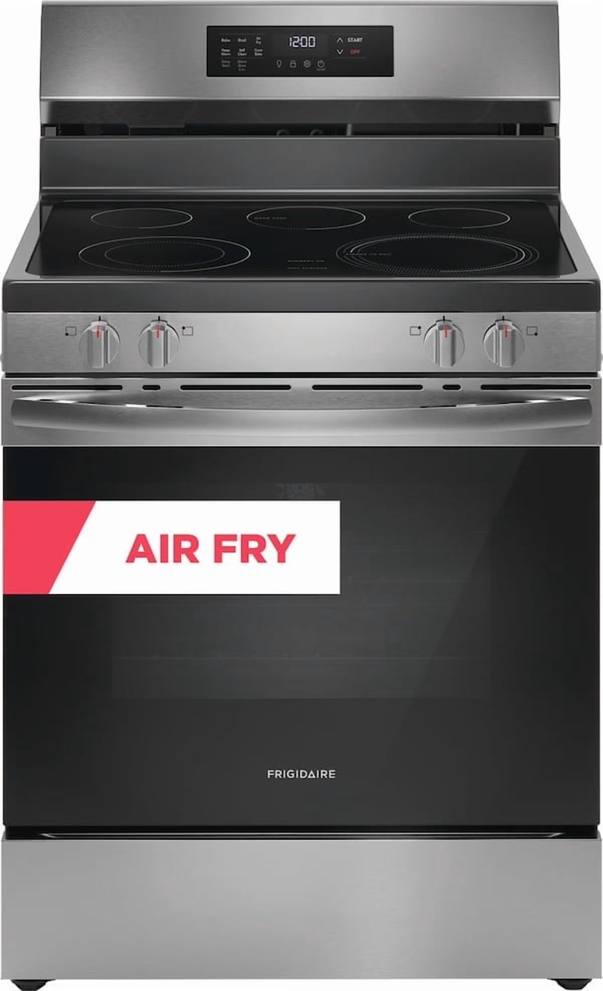 2026 New Frigidaire FCRE3083AS 30" Electric Range with Air Fry (Energy Star Certified), Stainless Steel