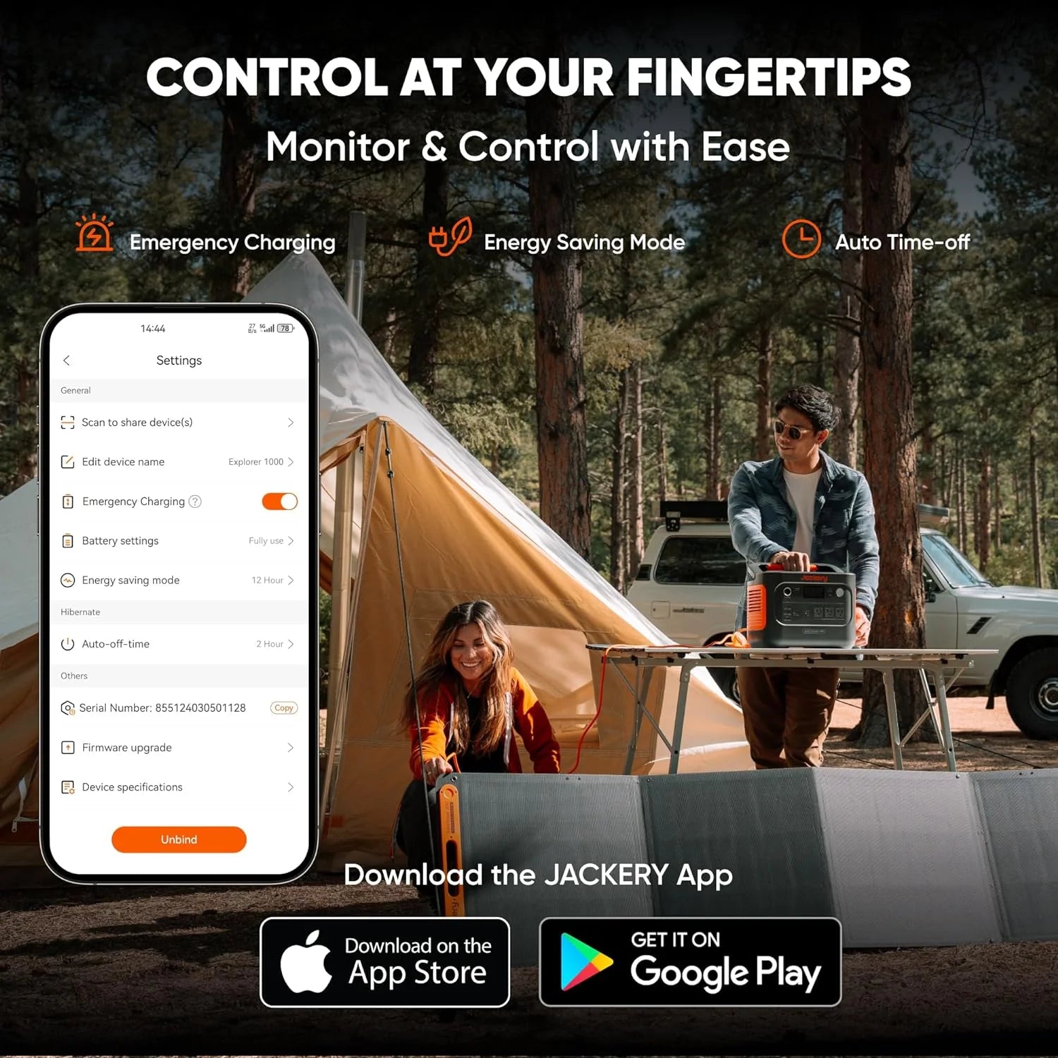2026 New Jackery Explorer 1000 v2 Portable Power Station and 5m DC Extension Cable,1060Wh LiFePO4 Battery,1500W AC/100W USB-C Output, 1 Hr Fast Charge, Solar Generator for Camping,Emergency, Off-Grid Living - Image 16