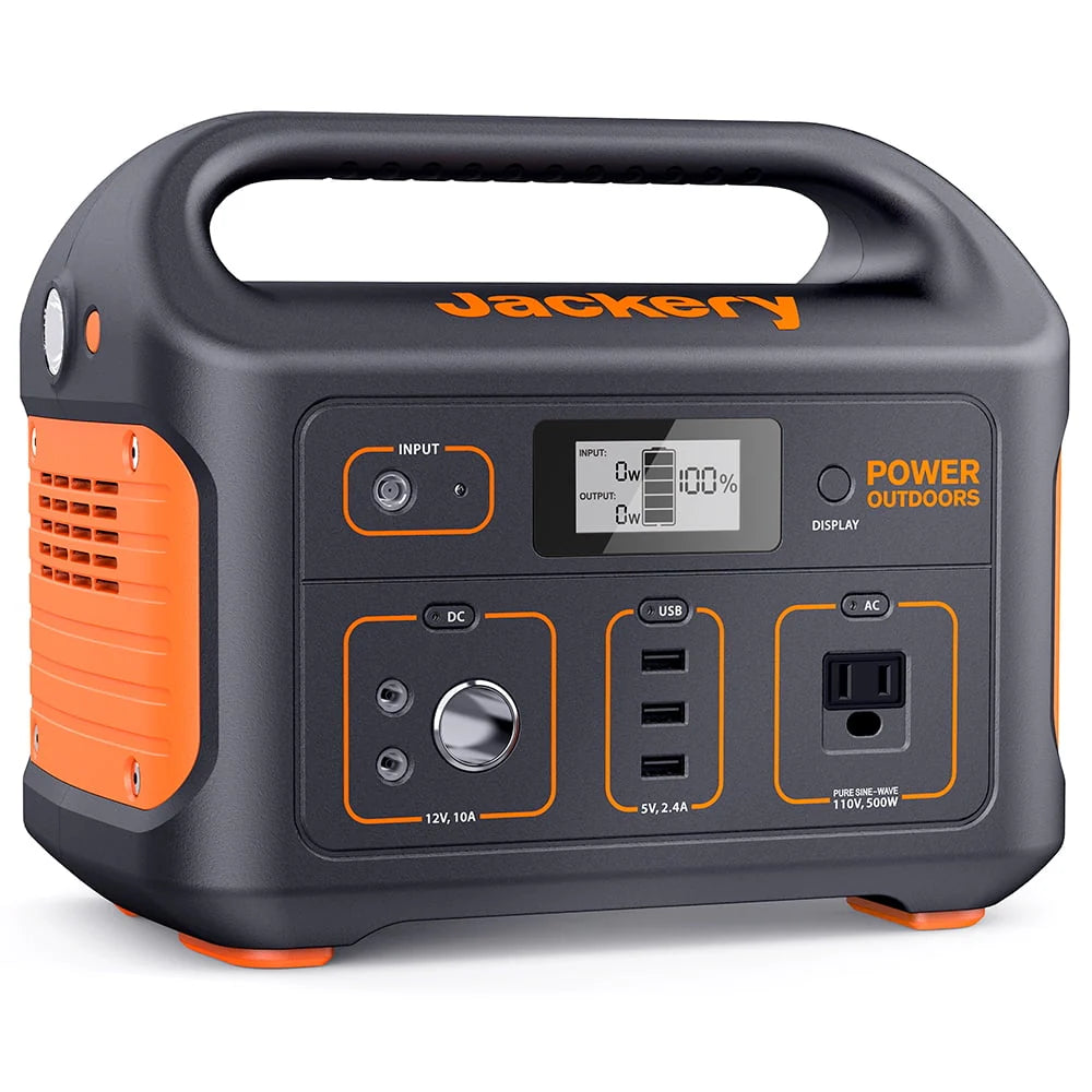 2026 New Jackery Explorer 550 Portable Power Station 500 Watts for Outdoors & Home