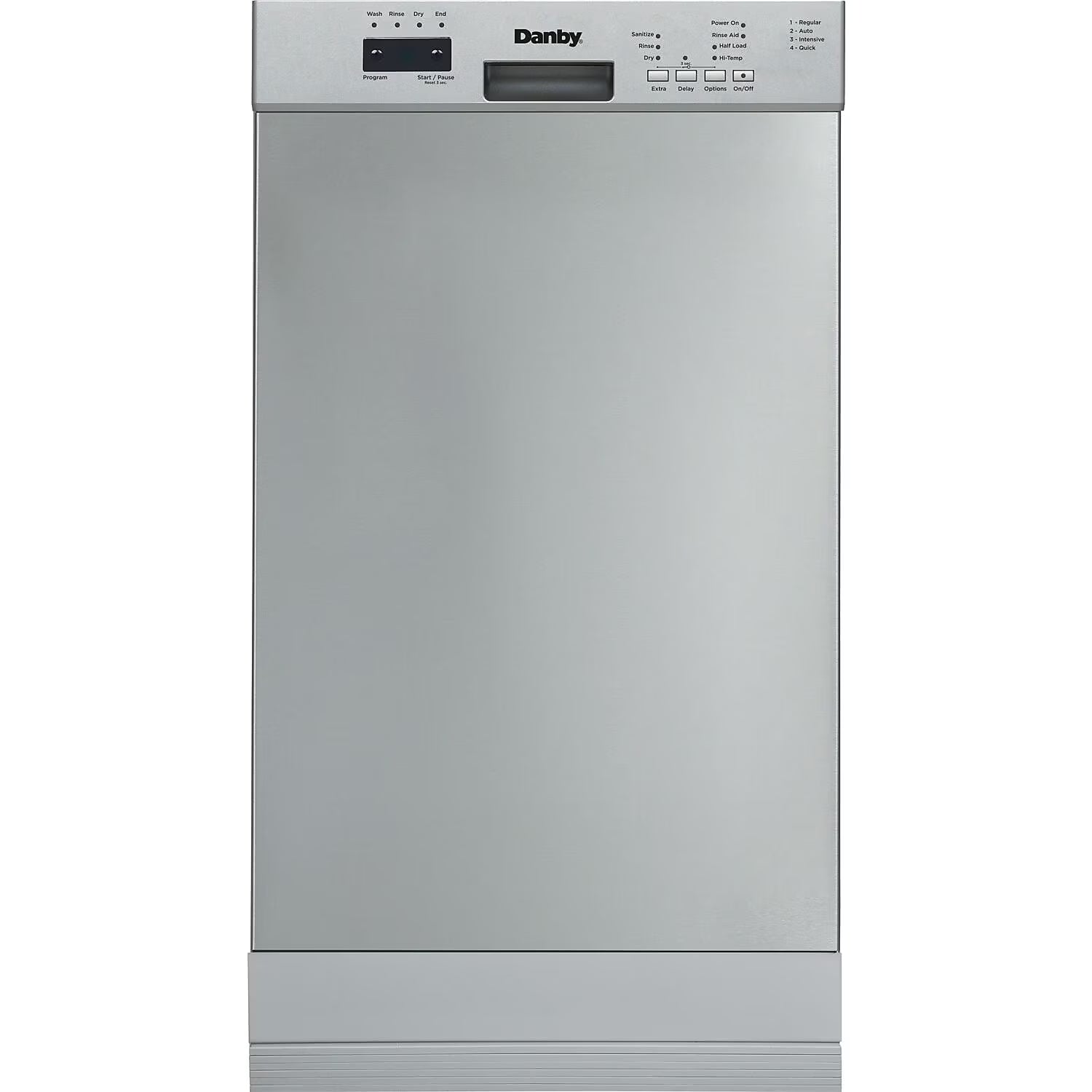 2026 New Danby DDW18D1ESS 18" Wide Built-in Dishwasher in Stainless Steel