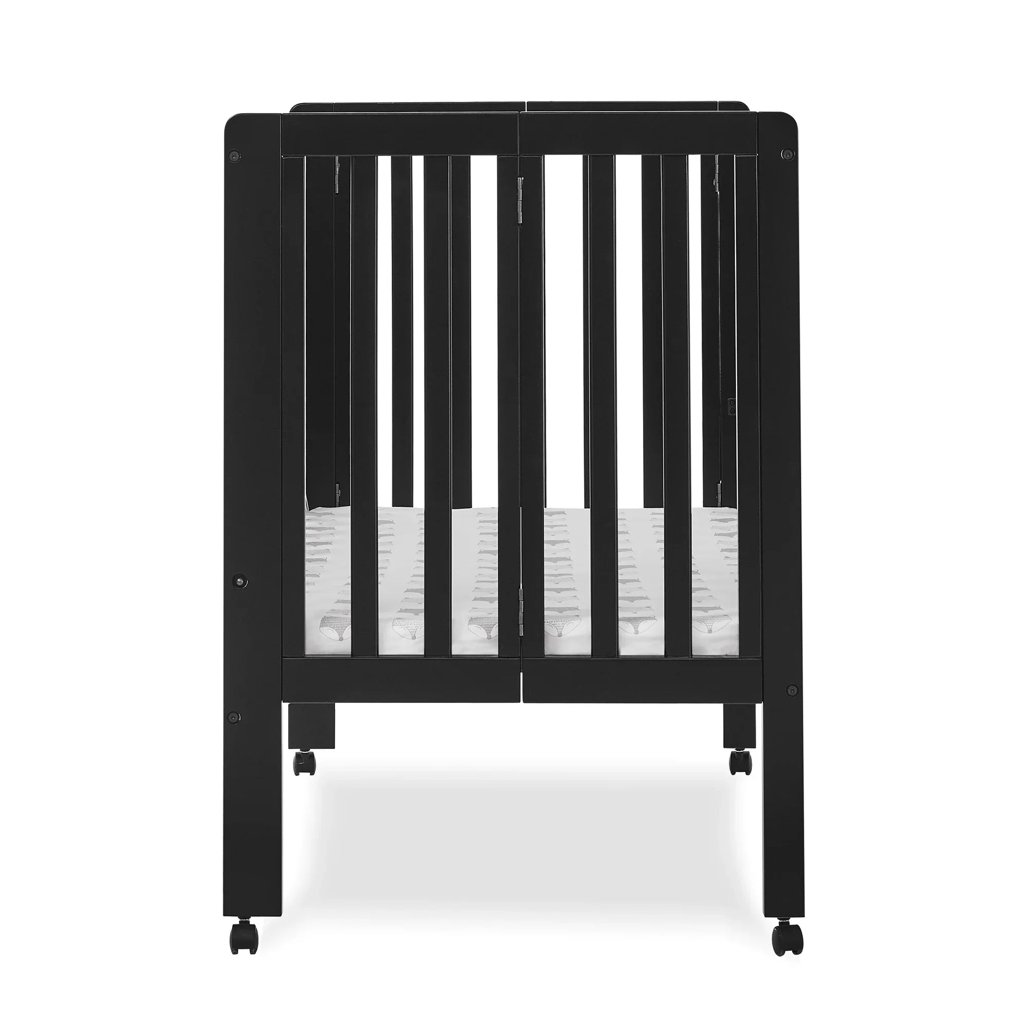 2026 New Delta Children Lee Portable Folding Mini Crib with 1.5-Inch Mattress - Greenguard Gold Certified, Bianca White - Image 51