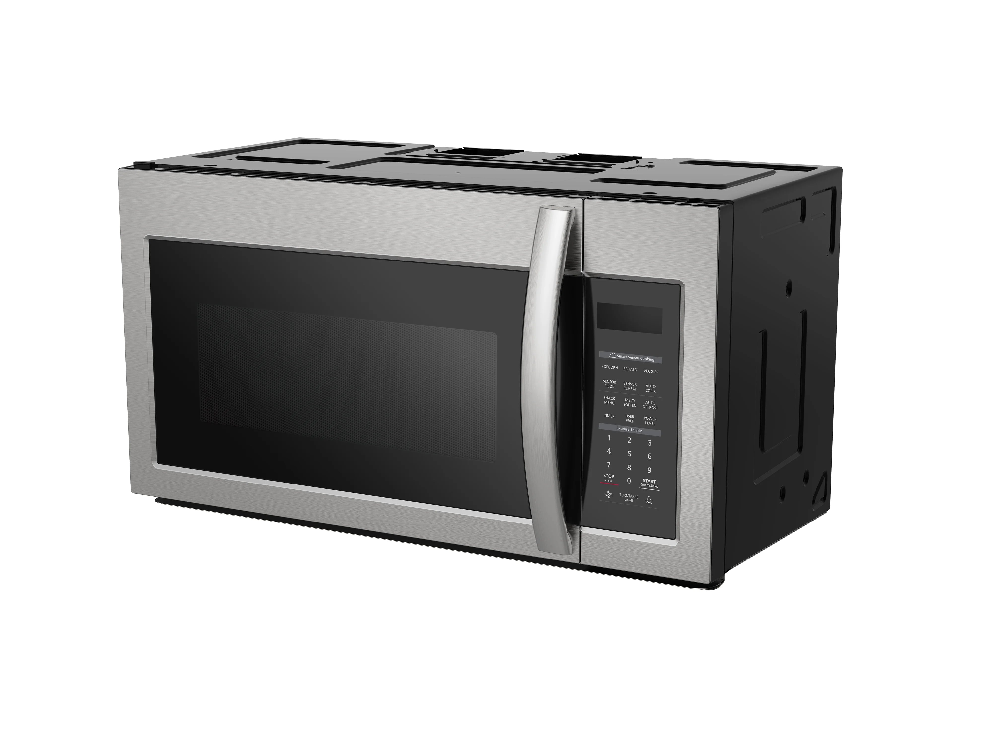 2026 New BLACK+DECKER 1.9 Cu. Ft. Over-the-Range Microwave Oven, Stainless Steel - Image 3