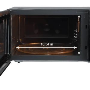 2026 New Mainstays 2.2 cu ft Countertop Microwave Oven, Black, New